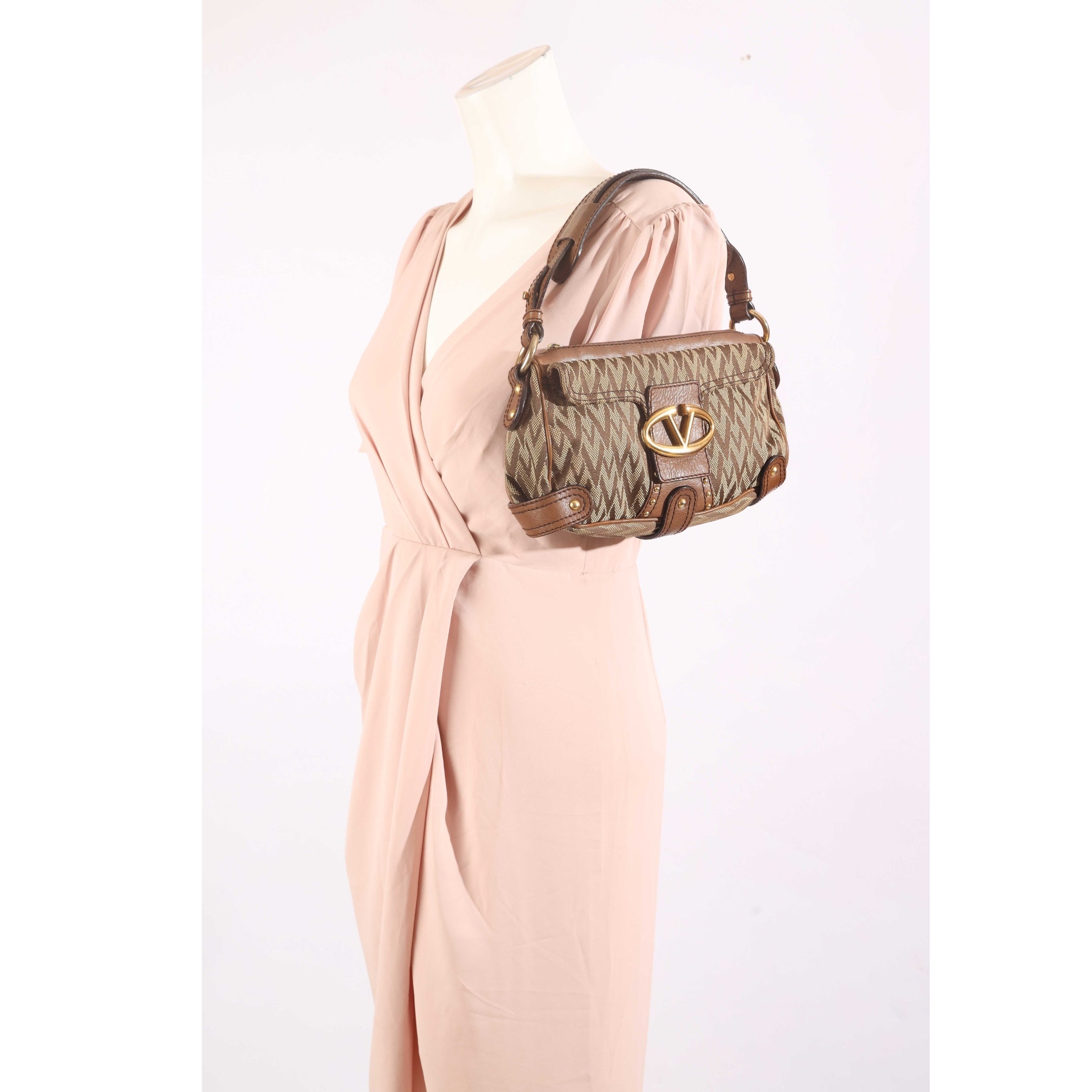 Valentino Garavani Brown Shoulder Bag