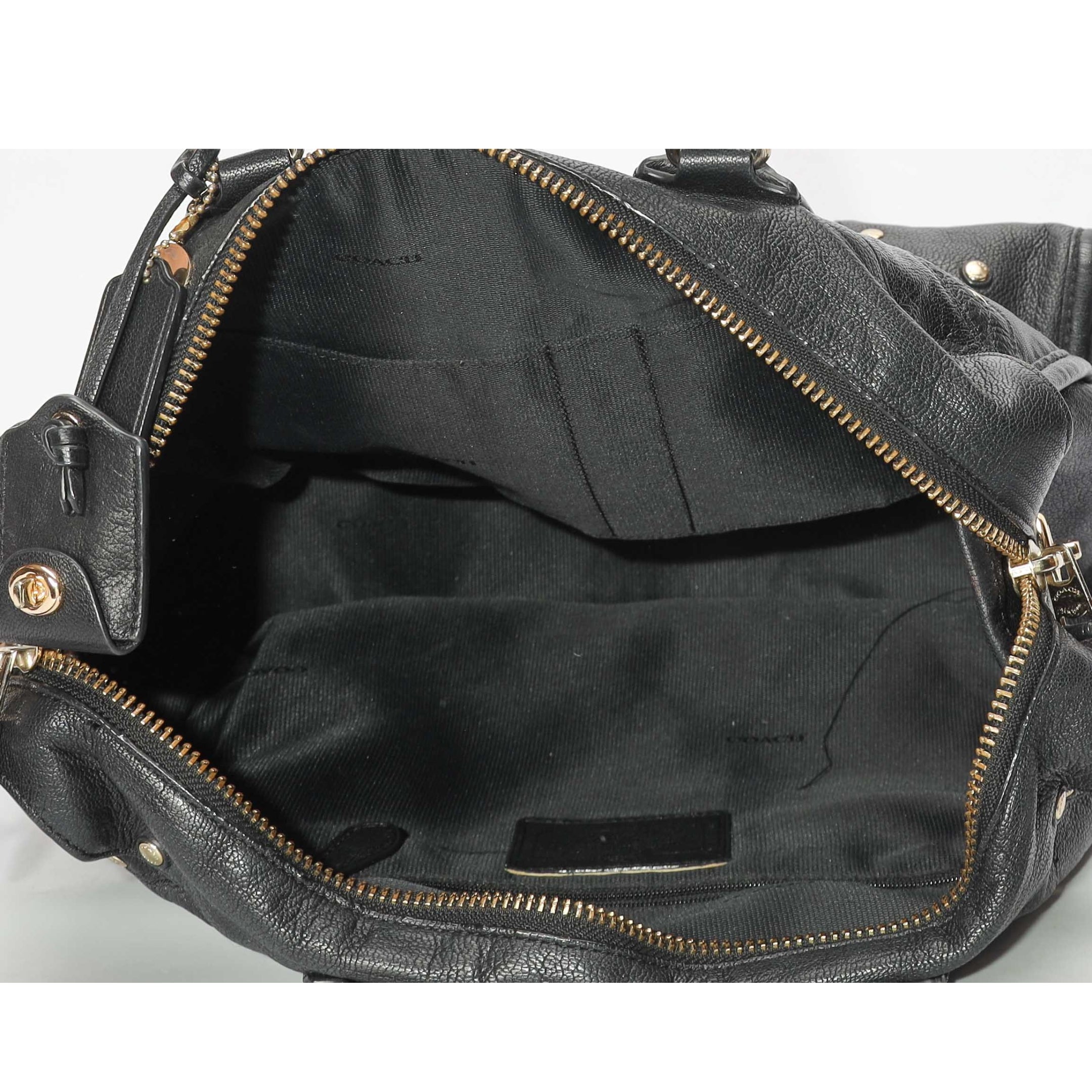 Coach Rhyder 33 Black Convertible Satchel