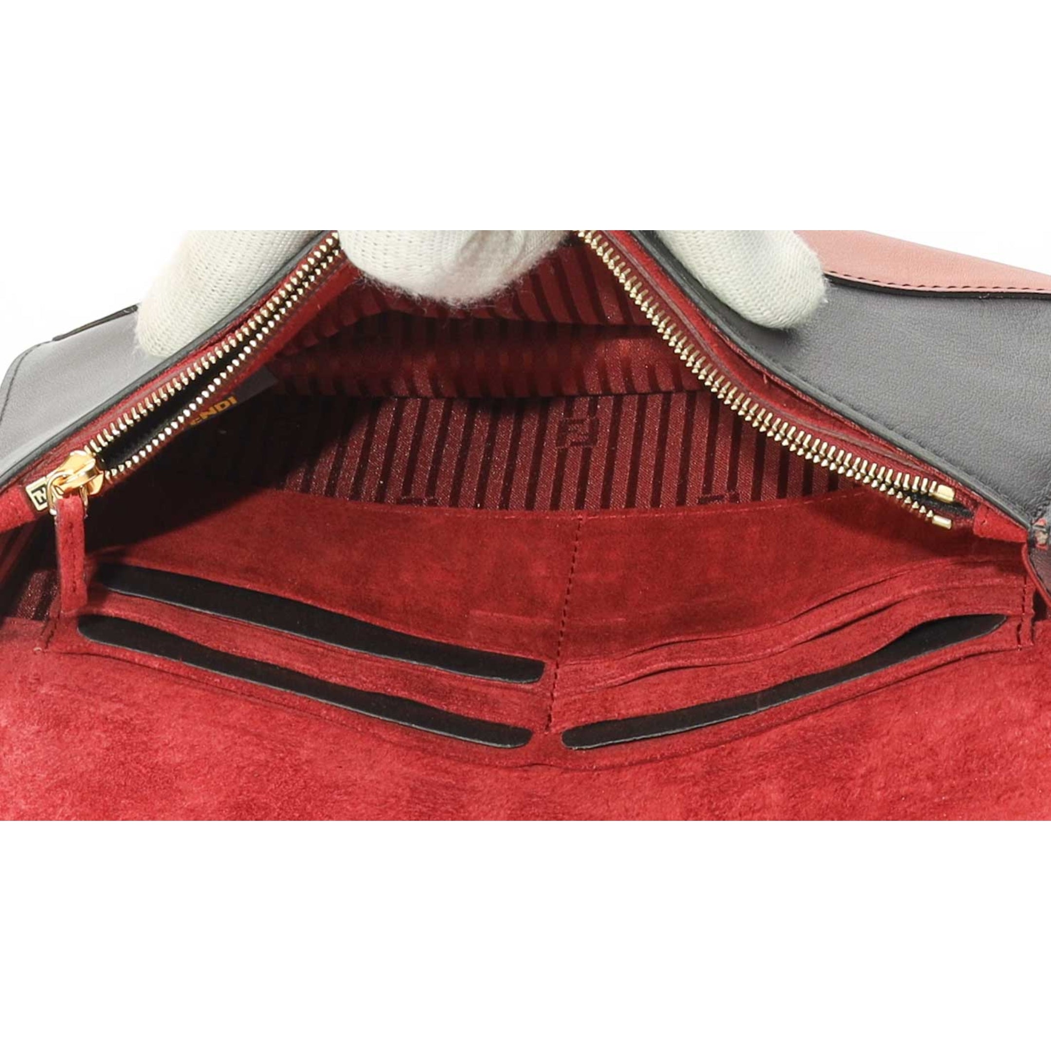 Fendi Multicolor 2Jours Envelope Clutch