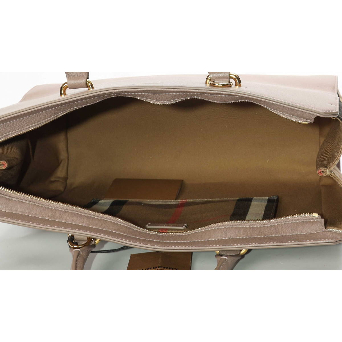 Burberry House Check Convertible Satchel