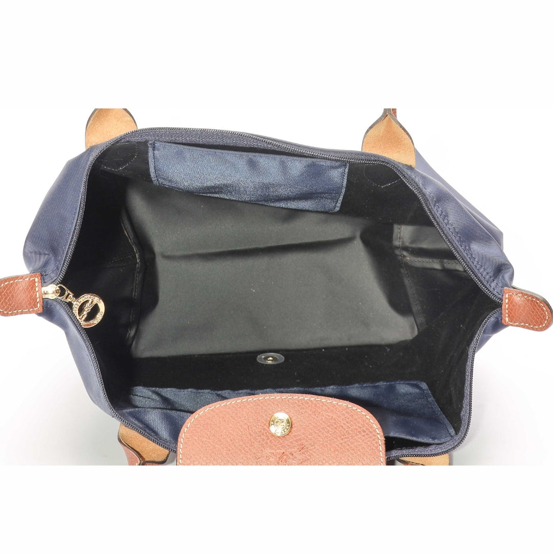 Longchamp Navy Blue Le Pliage Tote
