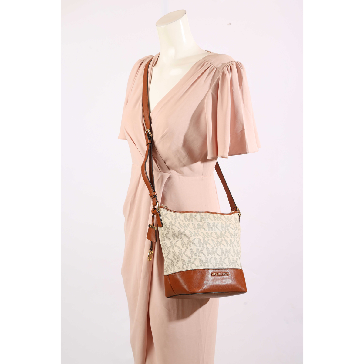 Michael Kors Andie Top-Zip Crossbody Bag