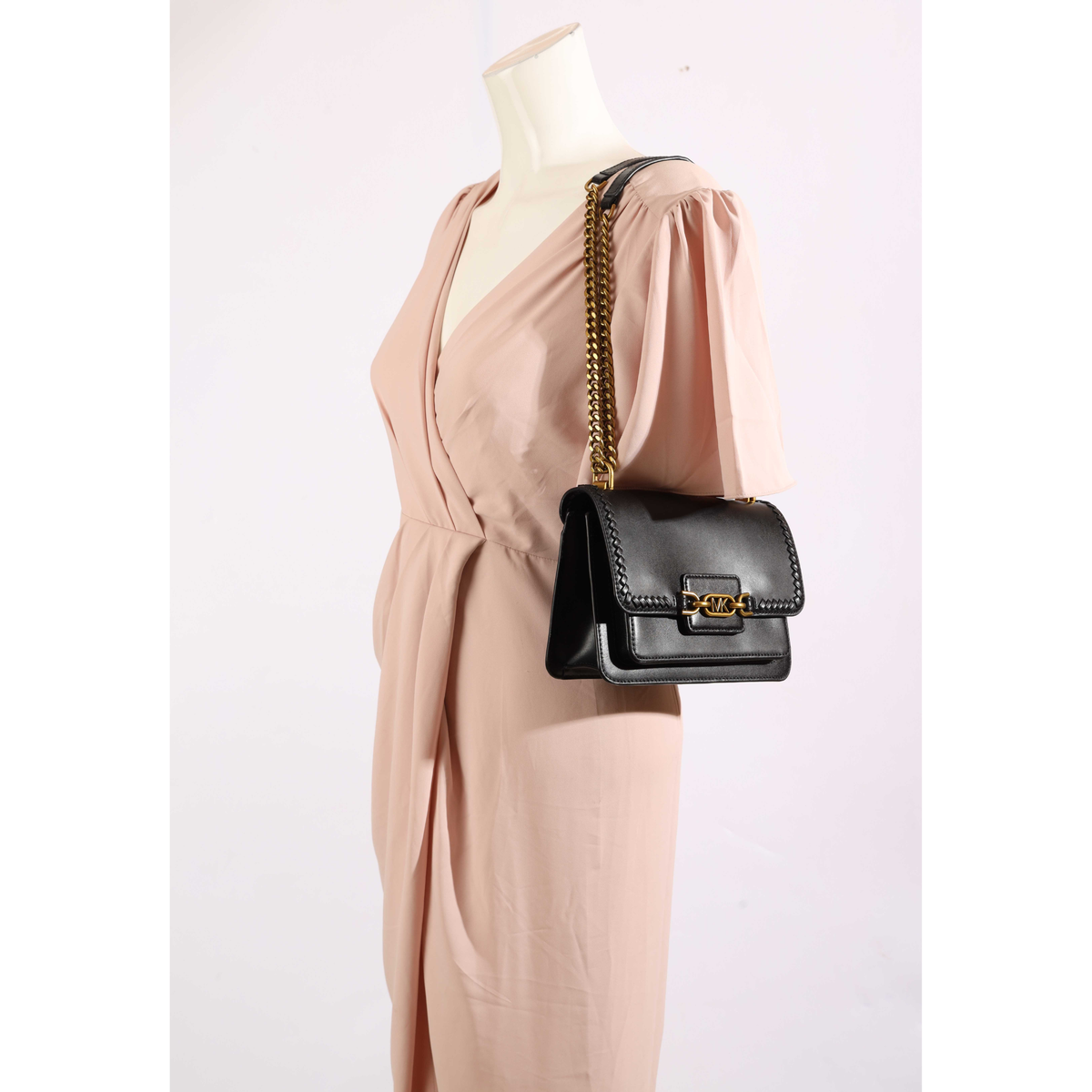 Michael Kors Heather Black Crossbody Bag
