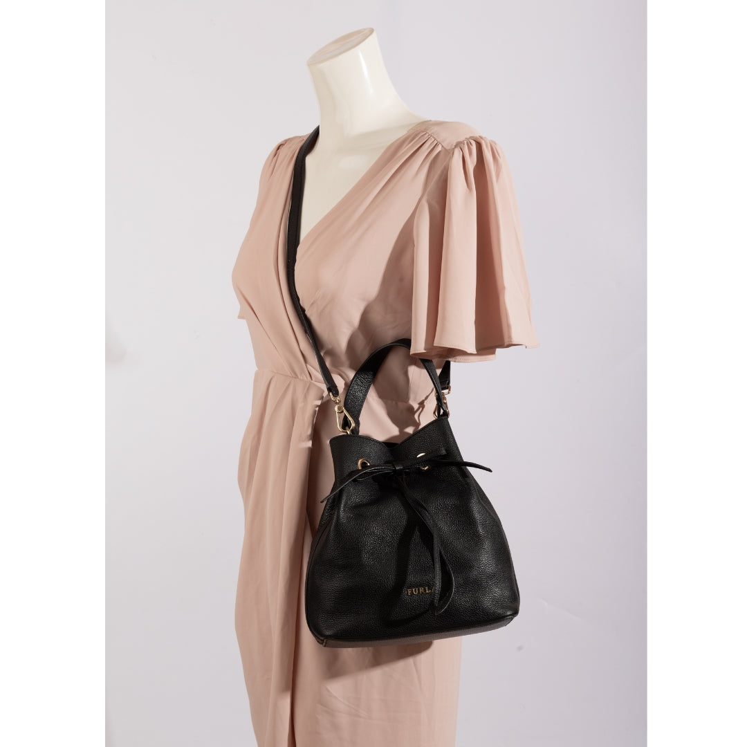 Furla Costanza Leather Bucket Bag
