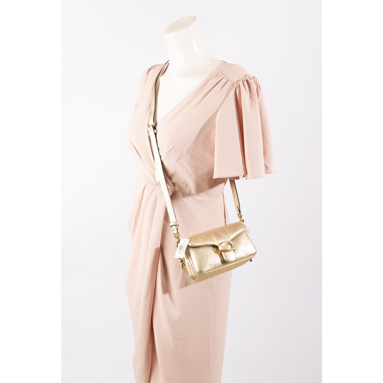 Coach Gold Pillow Tabby Shoulder Bag