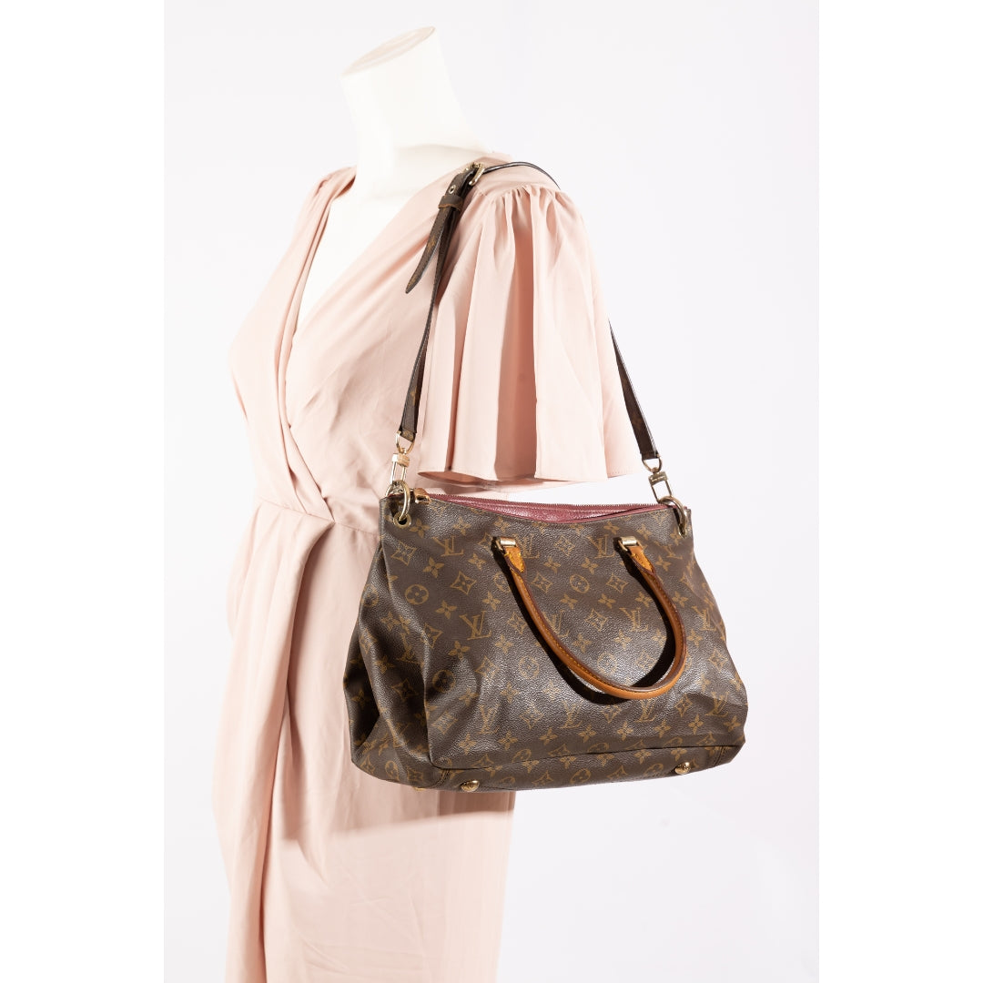 Louis Vuitton Monogram Canvas Pallas MM Shoulder Bag