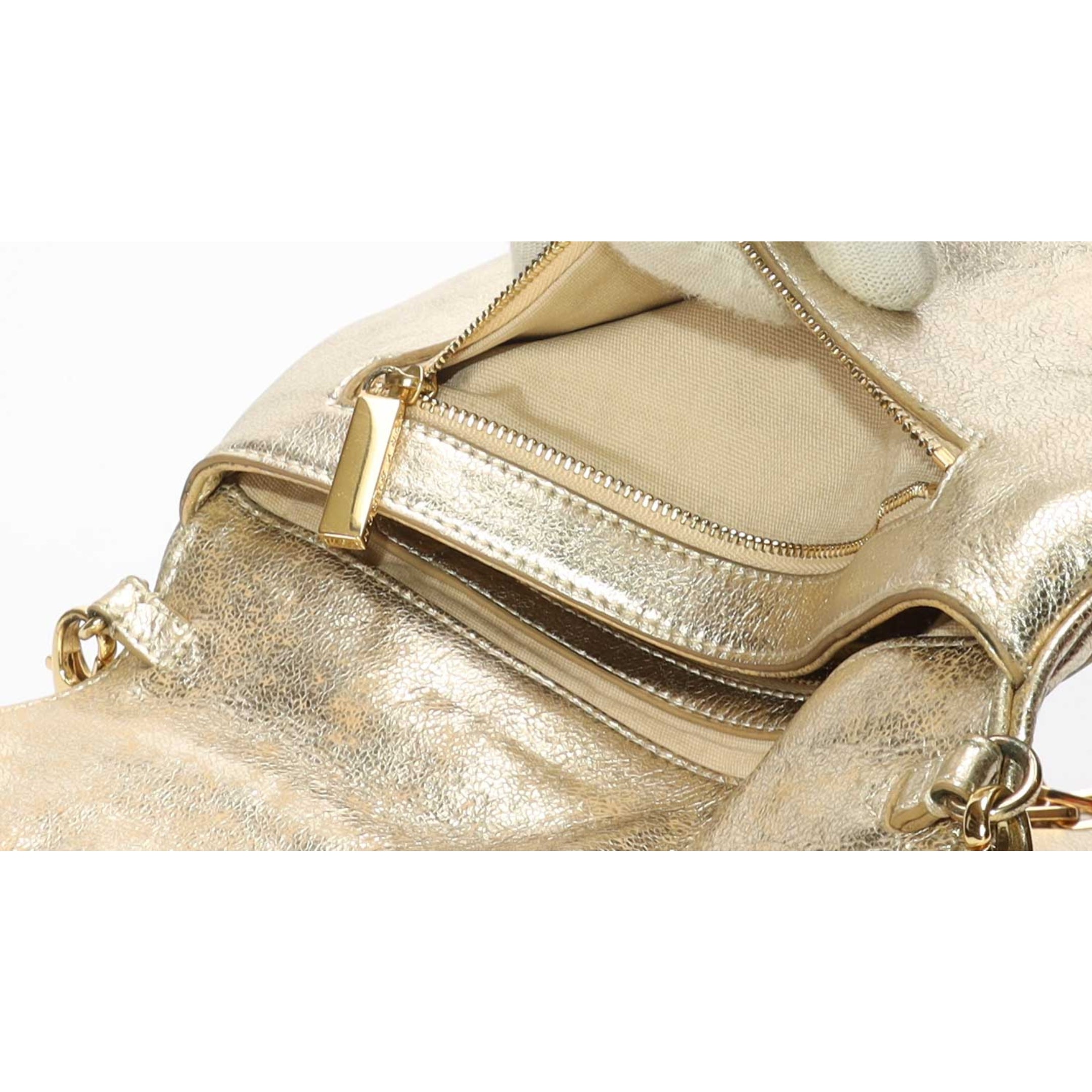 Tory Burch Metallic Gold Crossbody Bag