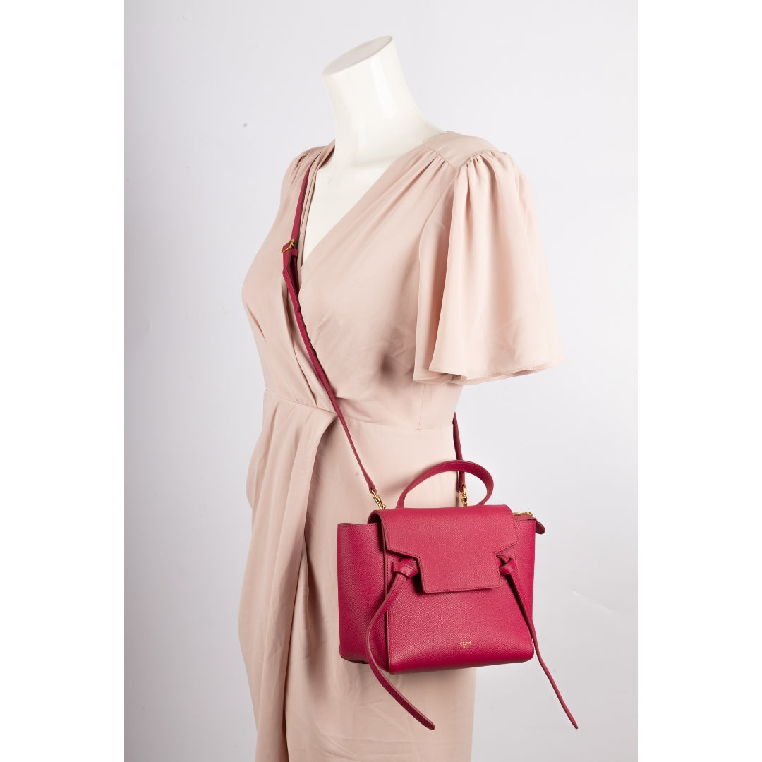 Celine Grained Calfskin Nano Belt Bag
