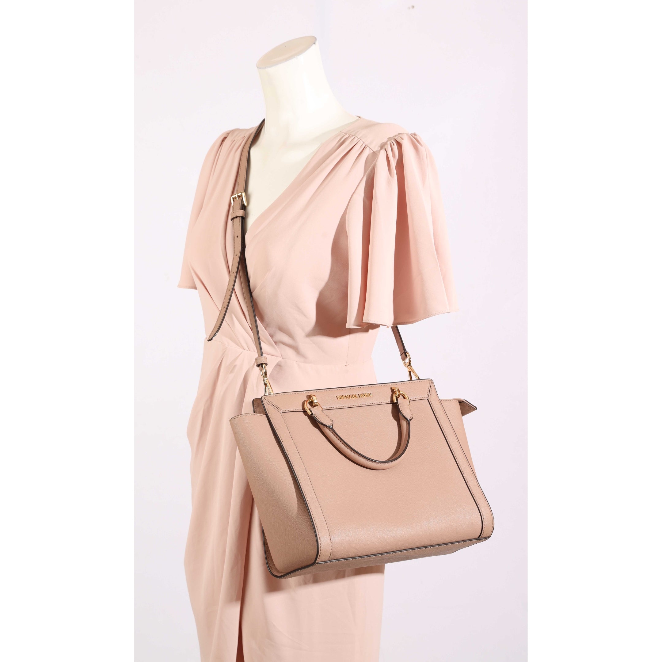 Michael Kors Brandi Pink Convertible Satchel