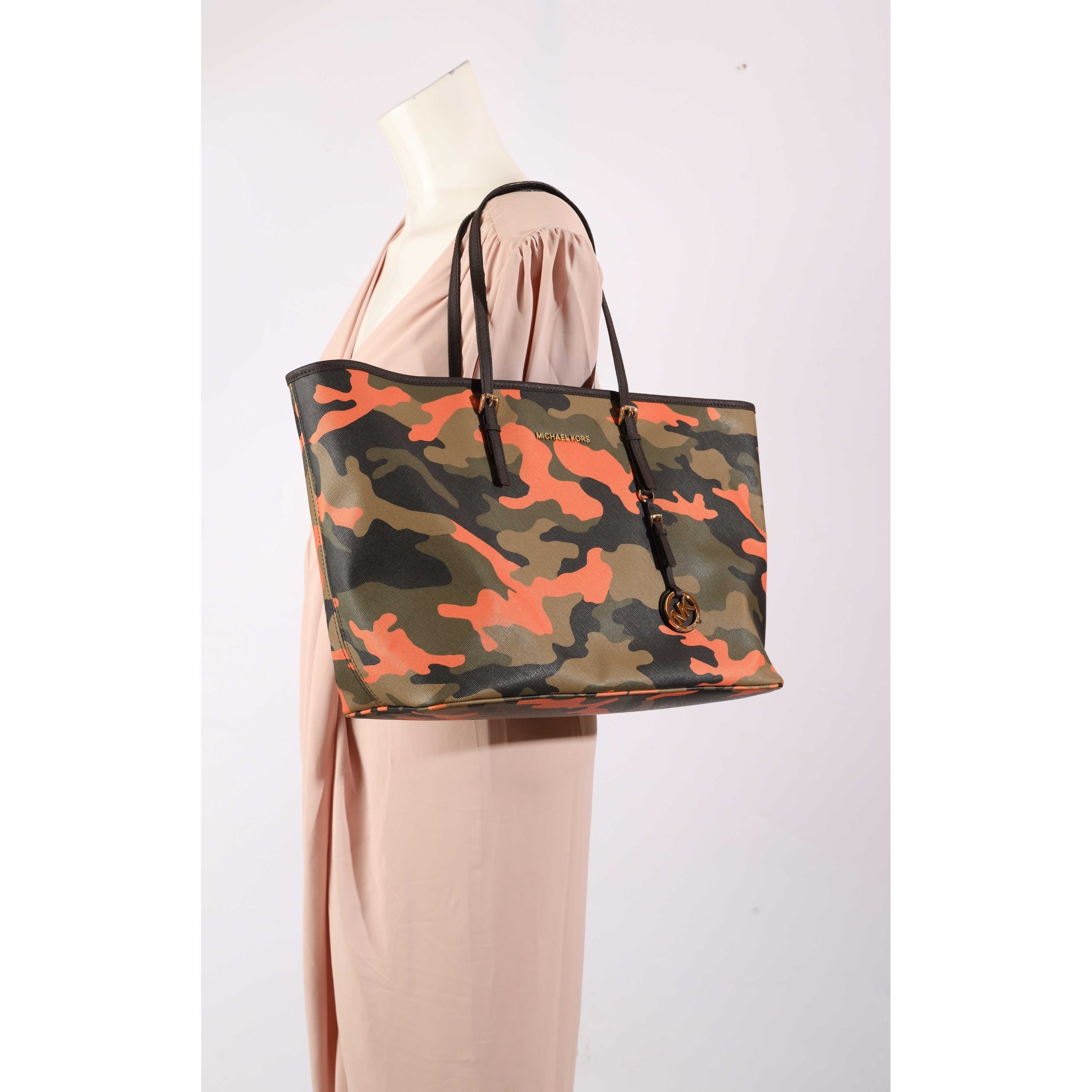 Michael Kors Camouflage Jet Set Travel Tote