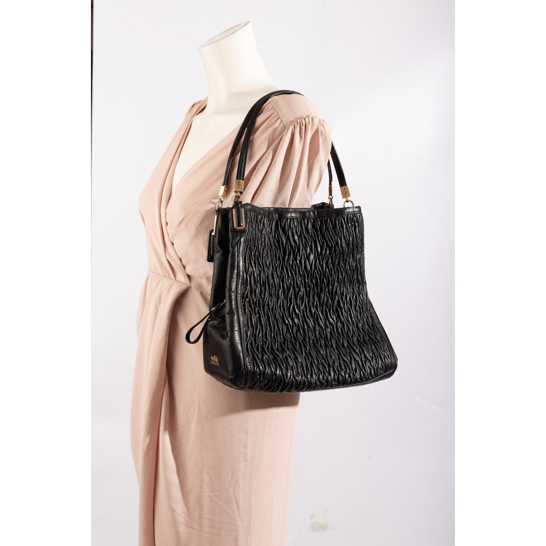 Coach Black Madison Phoebe Shoulder Bag