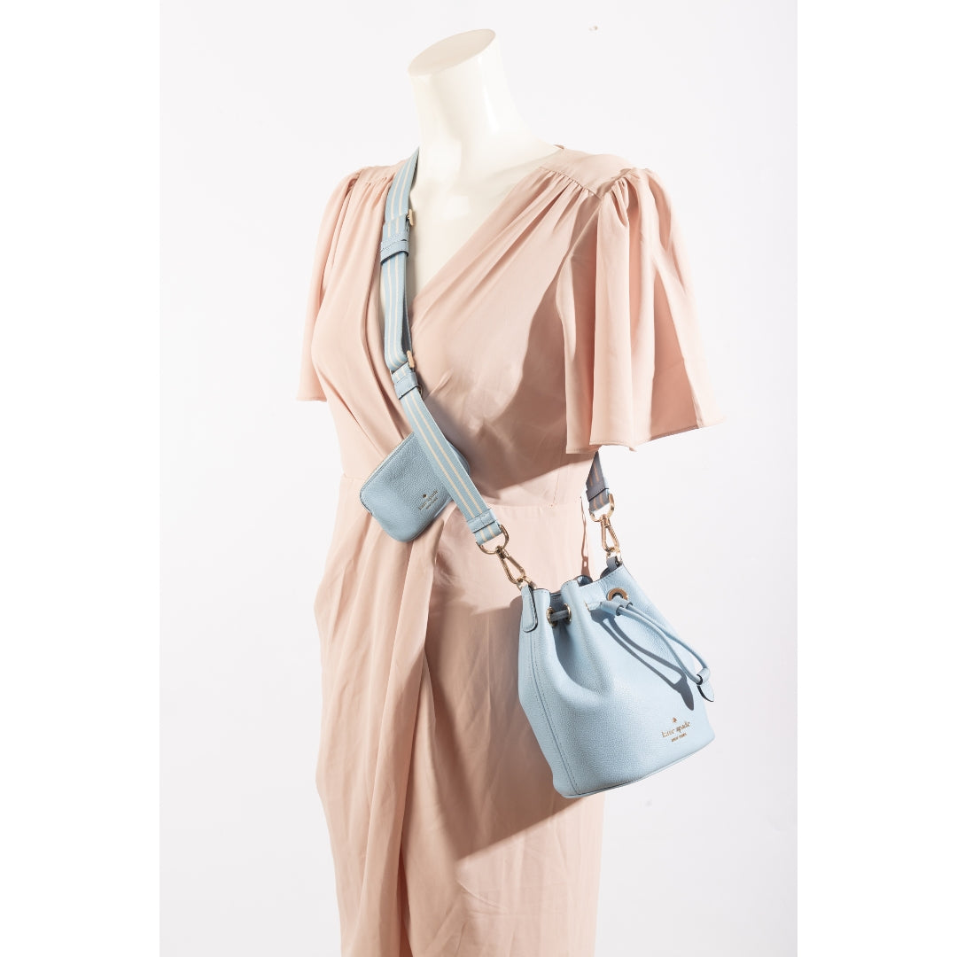 Kate Spade Sky Blue Rosie Small Bucket Bag