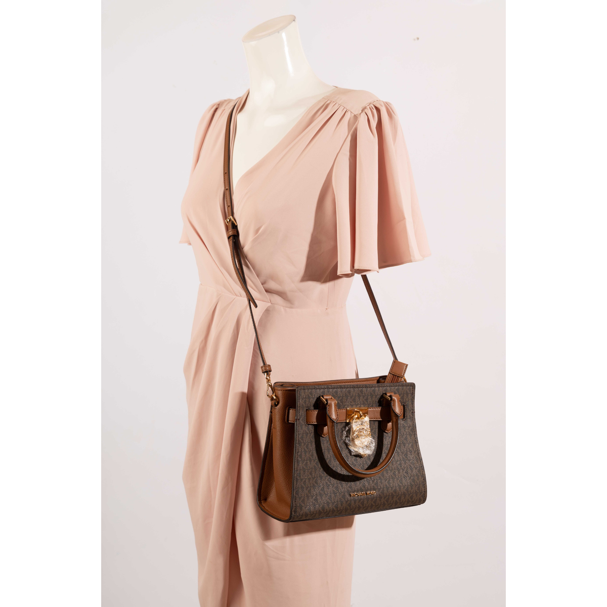 Michael Kors Dark Brown Hamilton Small Satchel