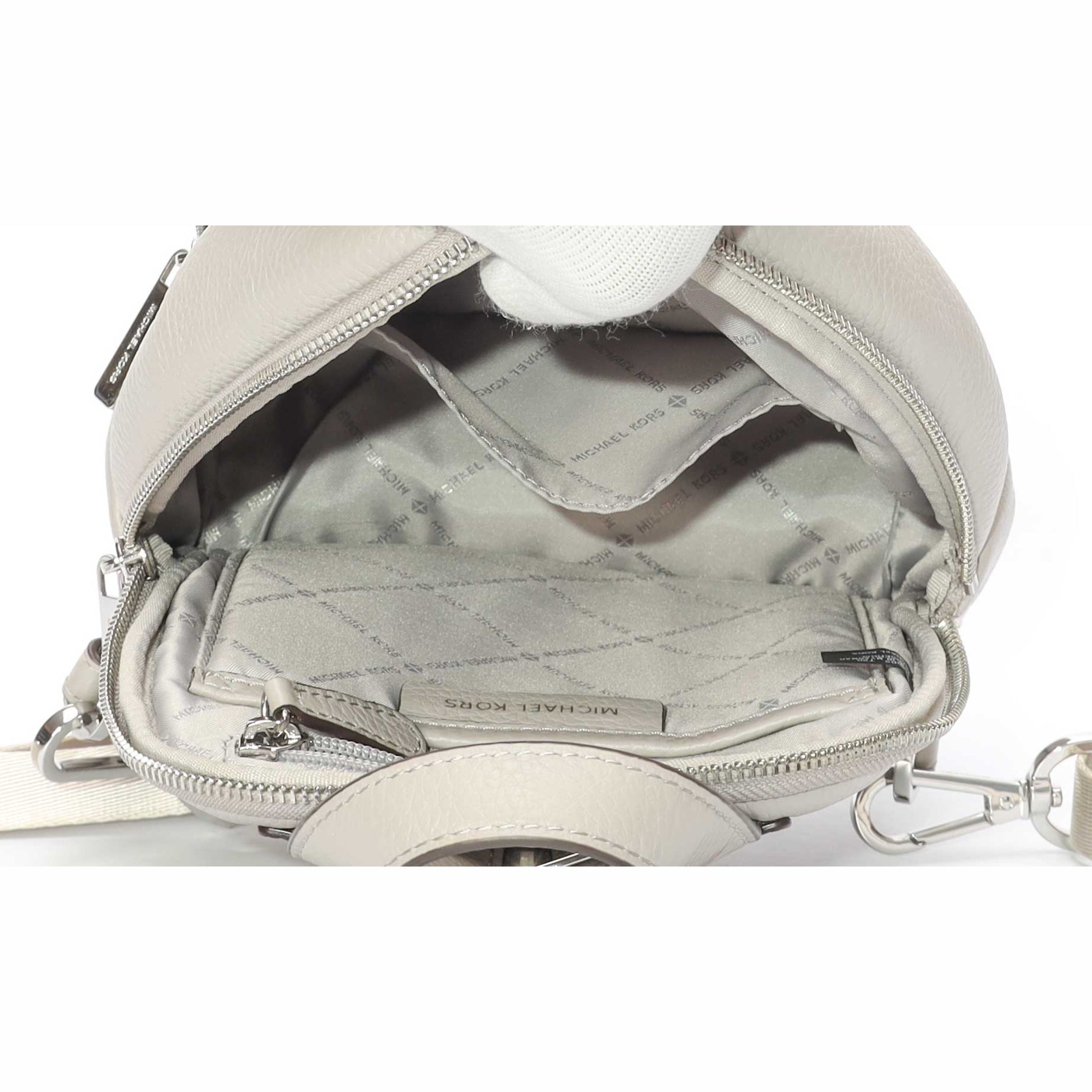 Michael Kors Bex Medium Pebbled Leather Backpack