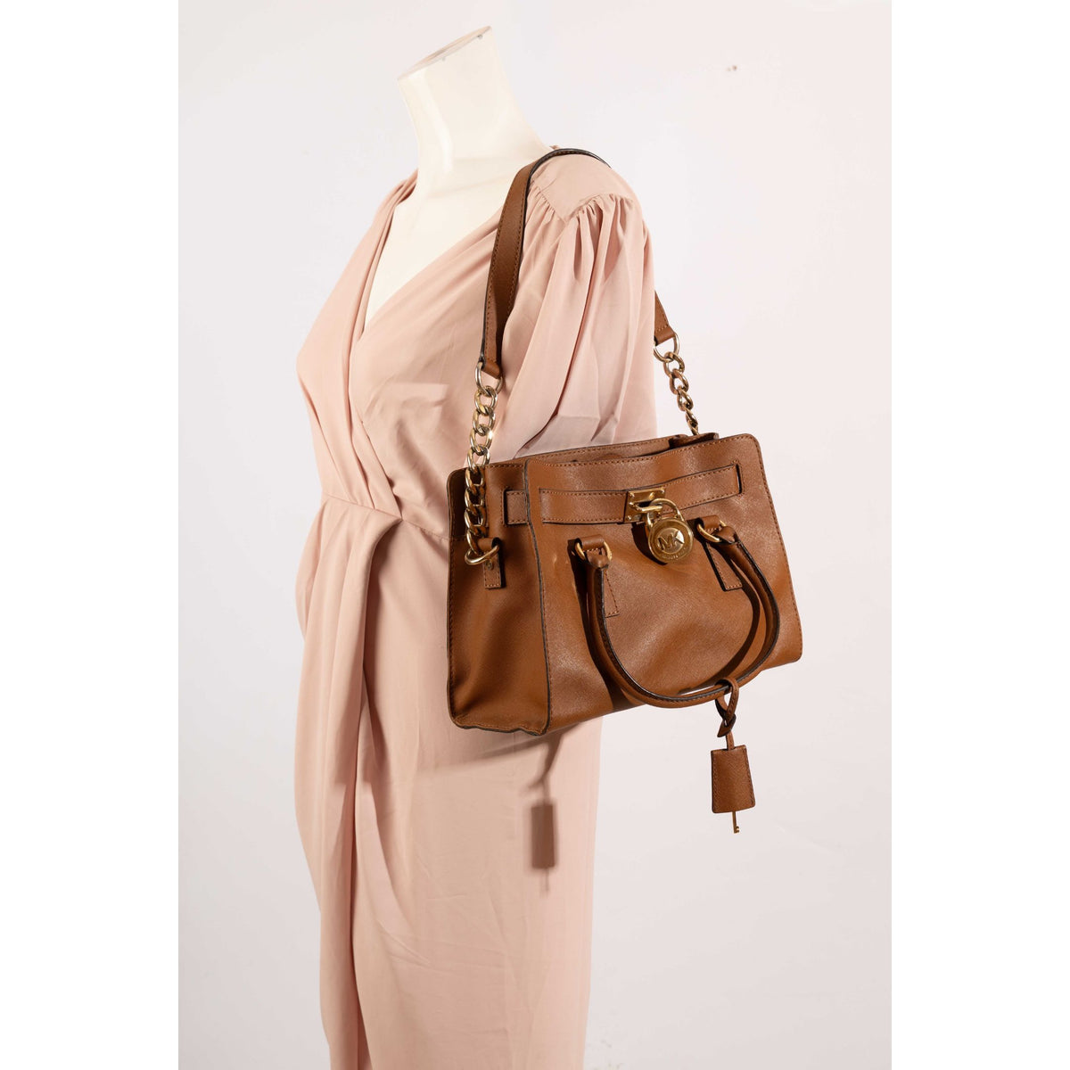Michael Kors Brown Hamilton Satchel