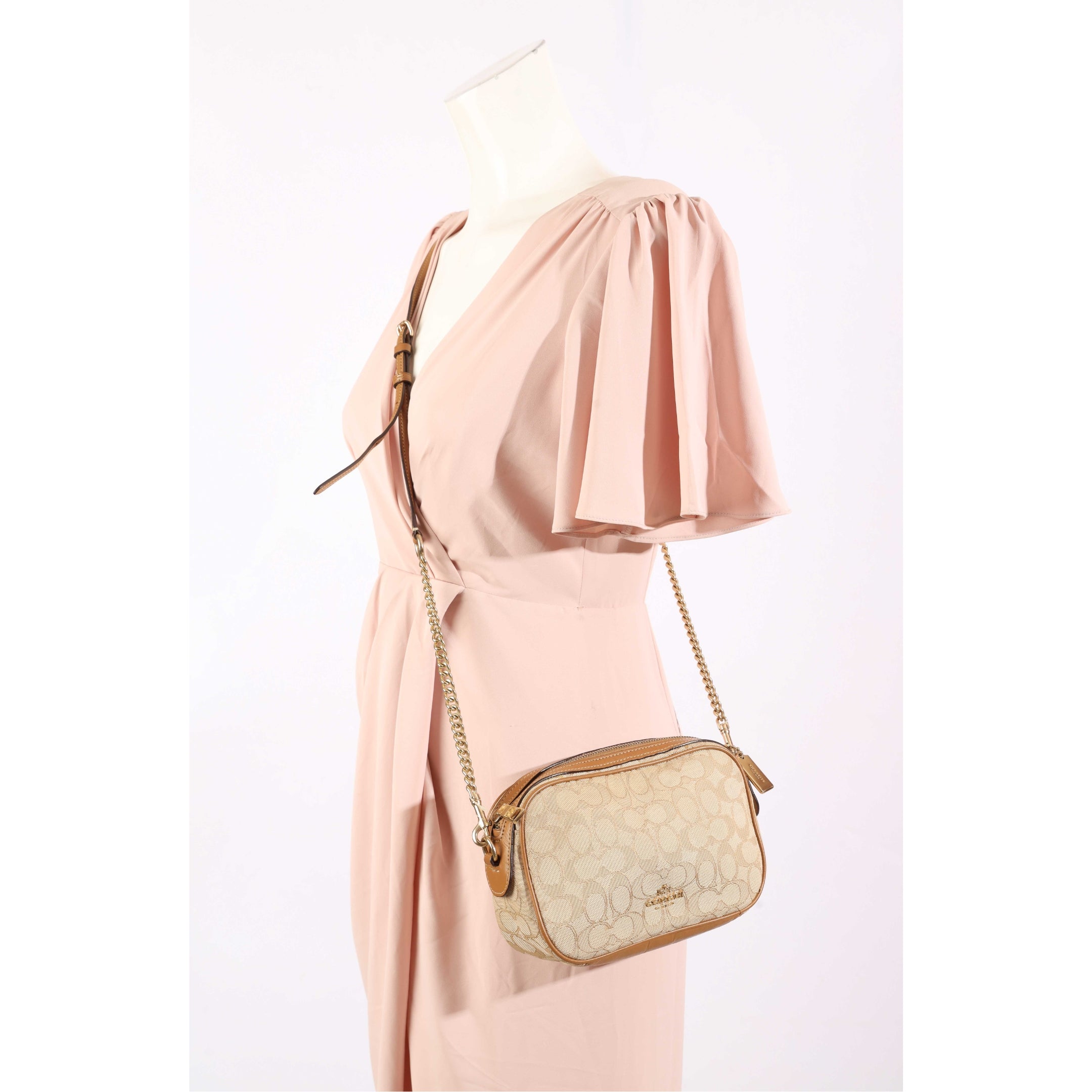 Coach Mini Signature Canvas Camera Bag