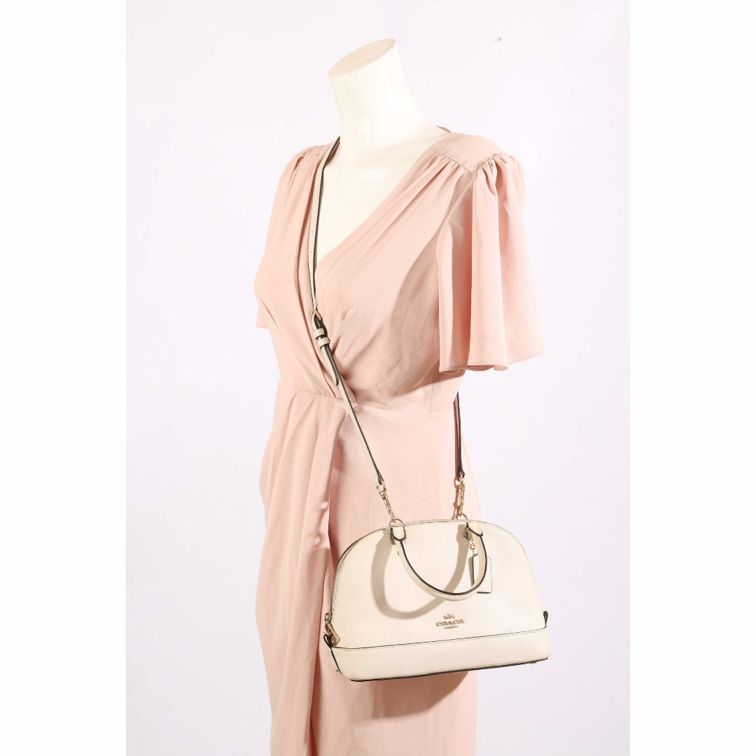 Coach White Sierra Dome Satchel
