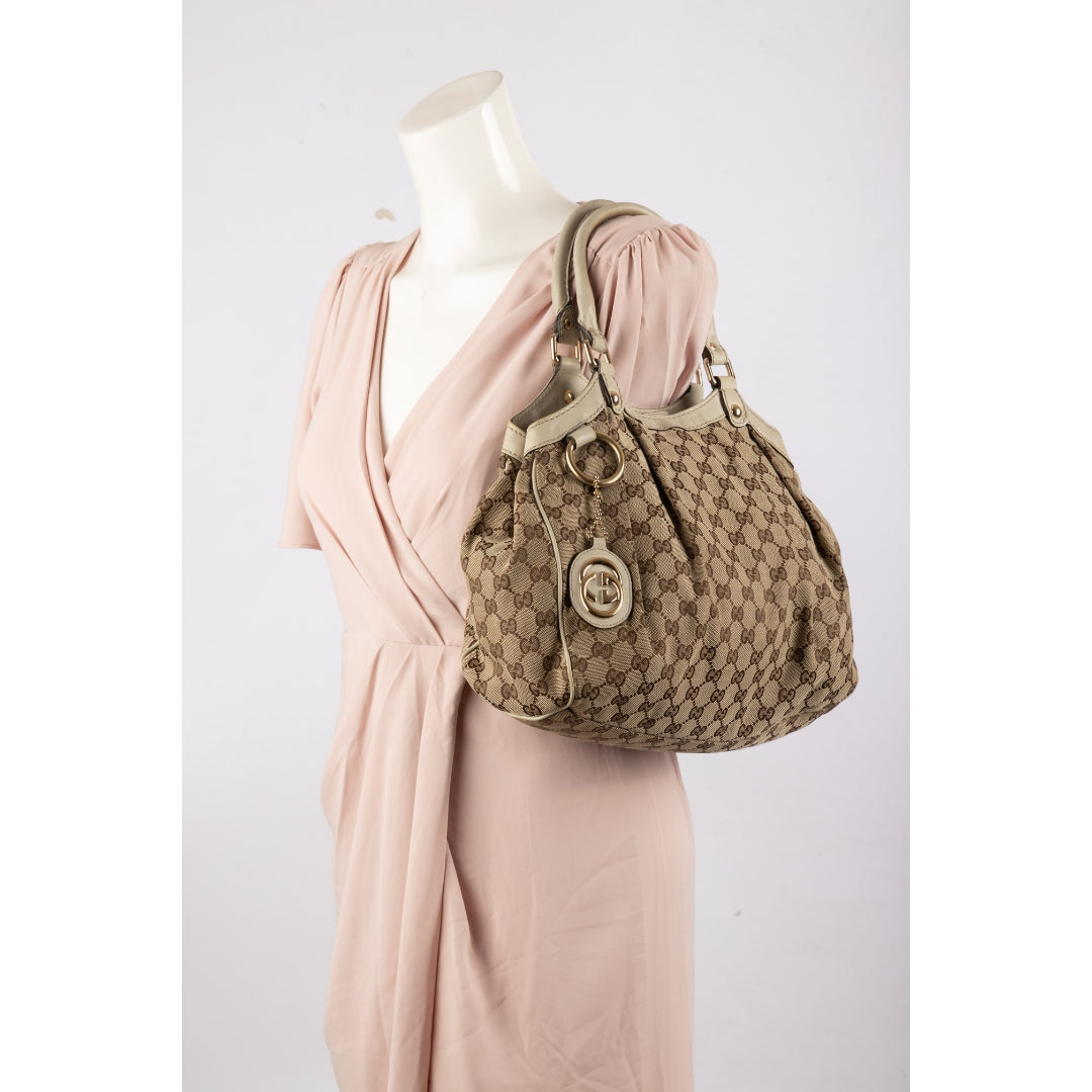 Gucci GG Canvas Sukey Shoulder Bag
