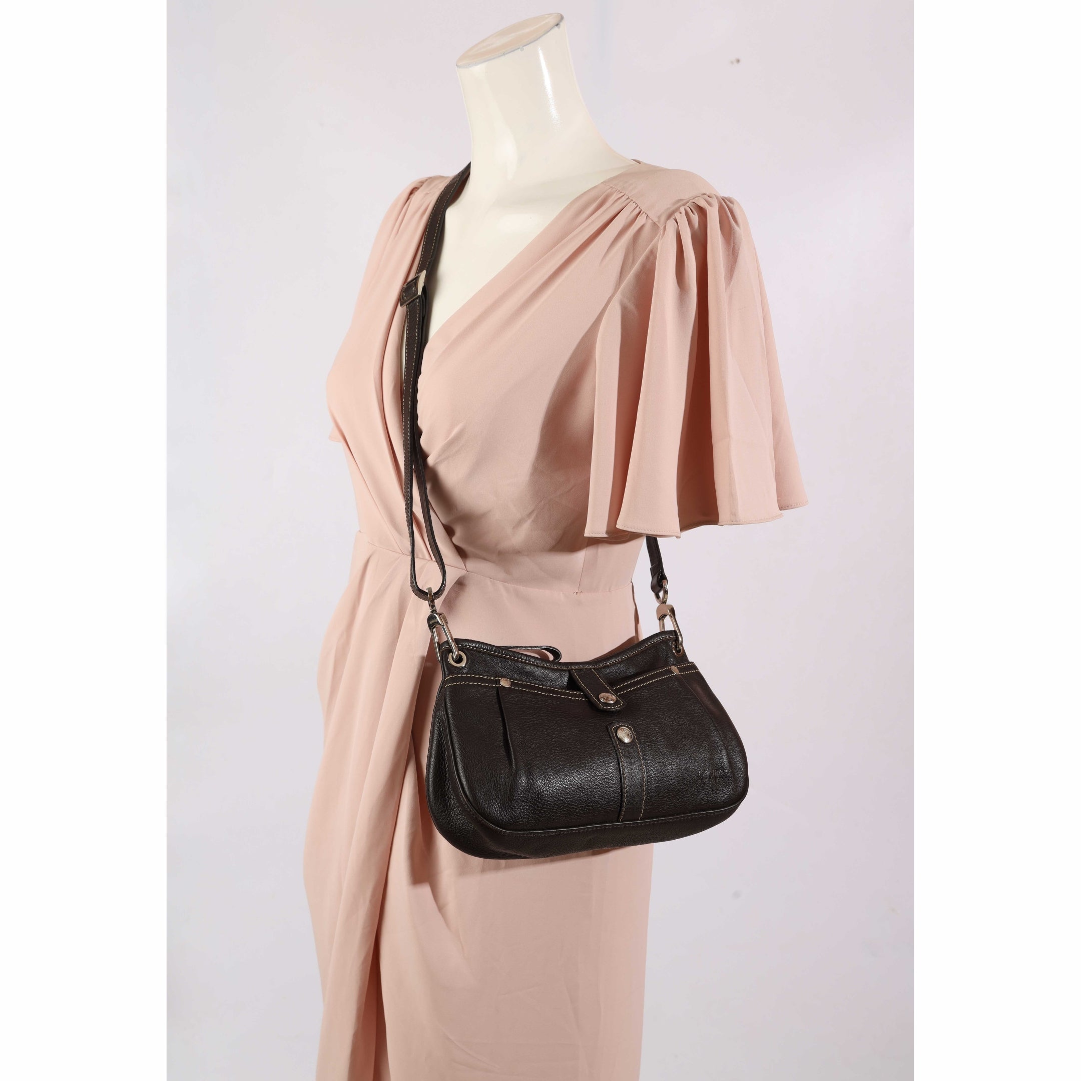 Longchamp Black Vintage Shoulder Bag