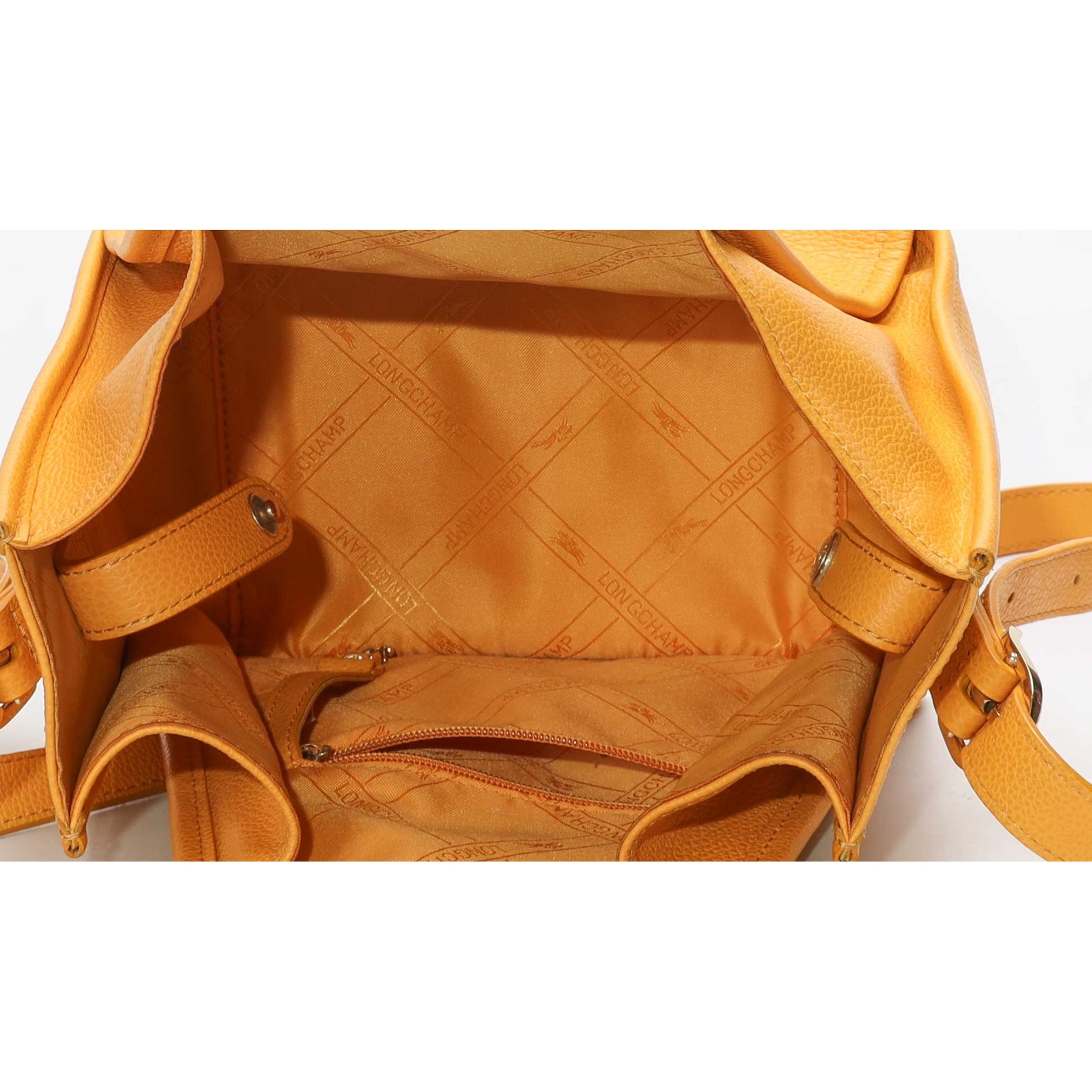 Longchamp Apricot Le Foulonne S Satchel