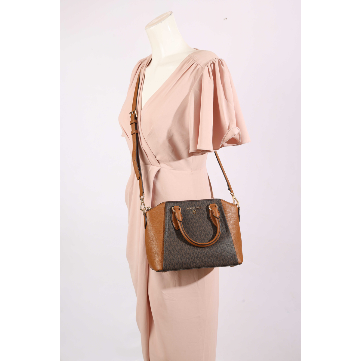 Michael Kors Sienna Logo Convertible Satchel