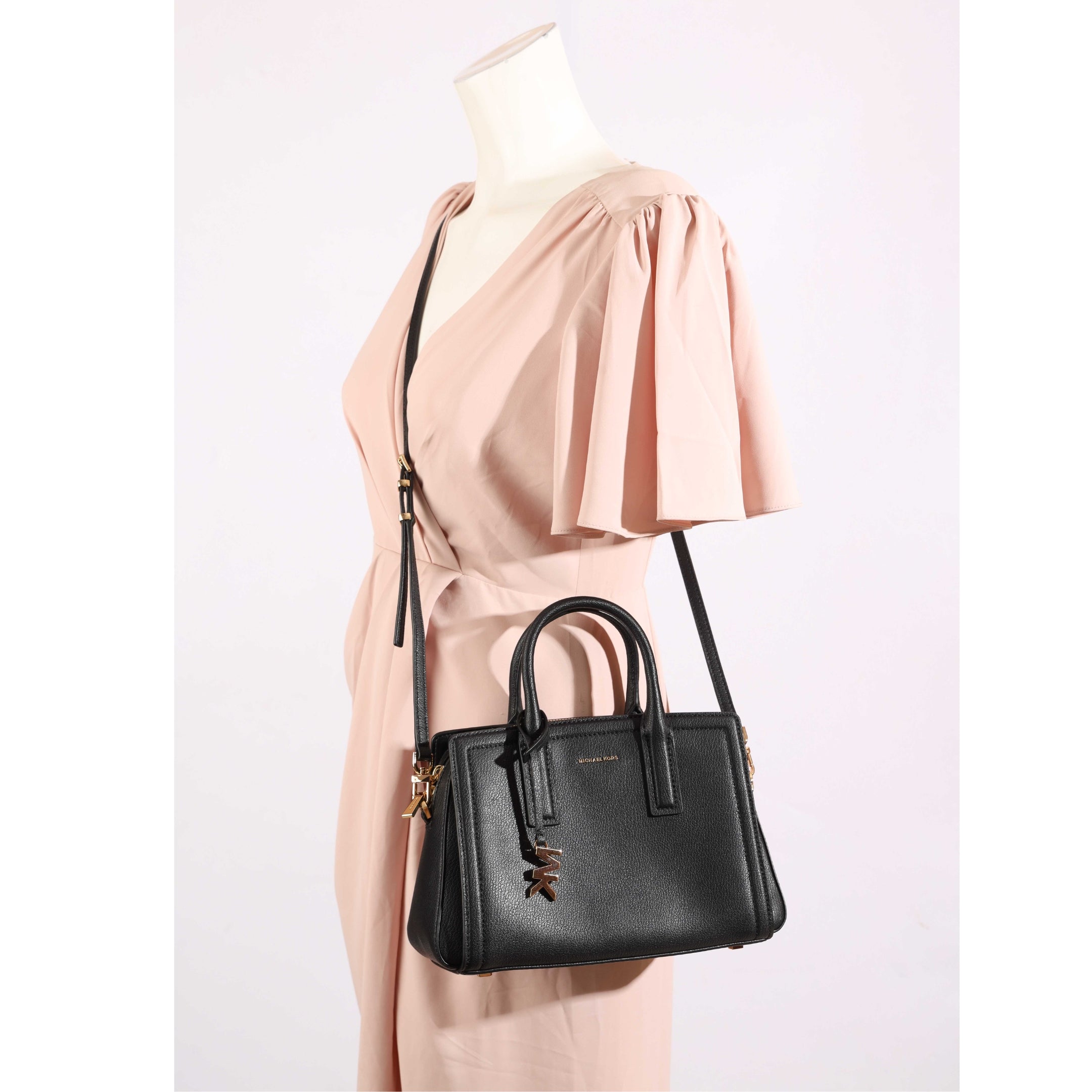 Michael Kors Laila Small Black Satchel