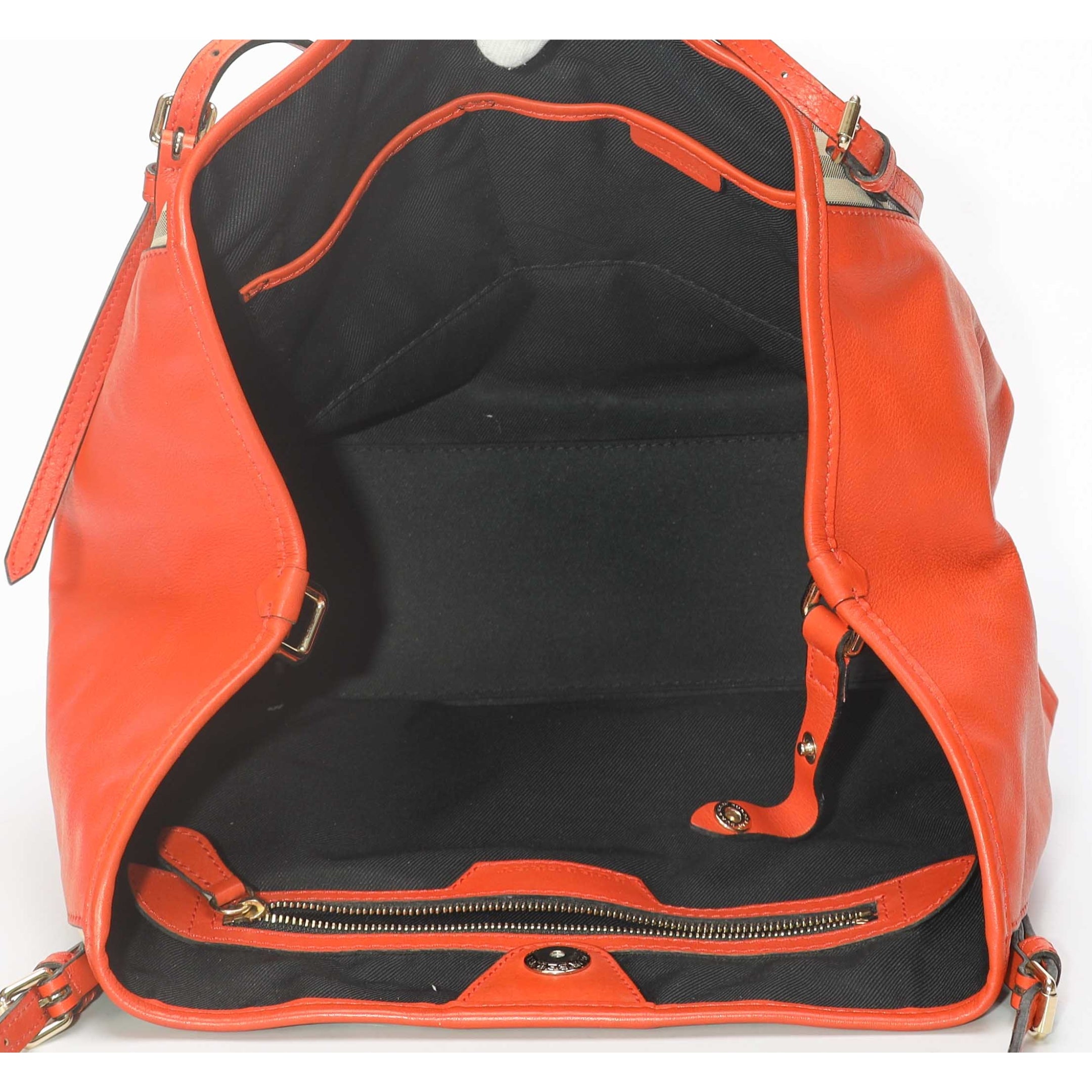 Burberry Red Horseferry Check Canvas Canterbury Tote