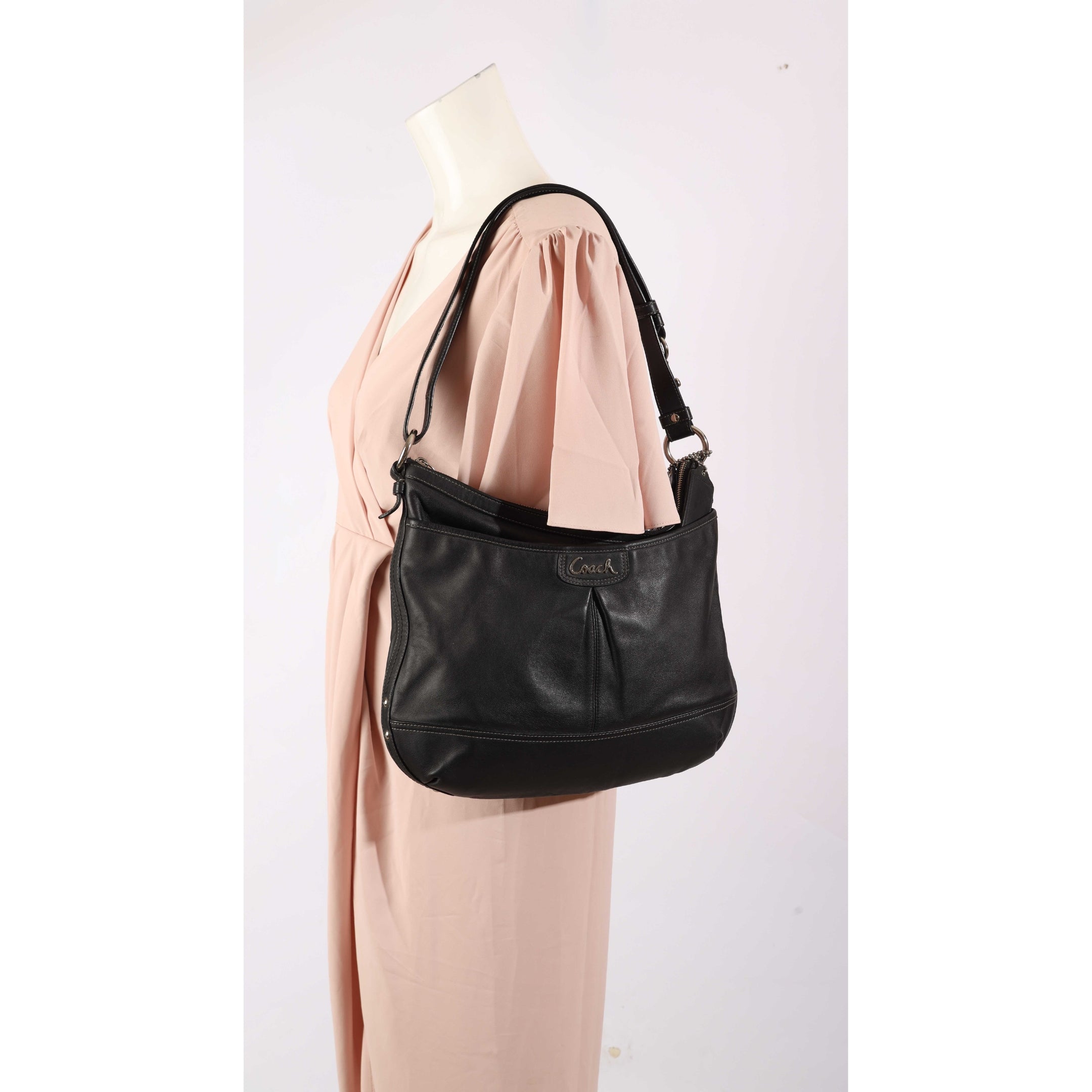 Coach Ashley Black Hobo Bag
