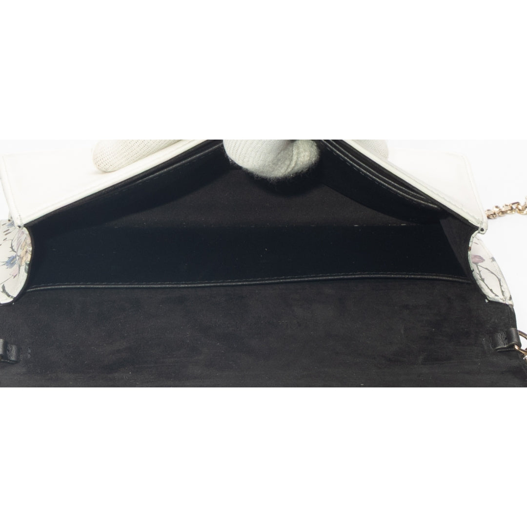 Lady Dior Dahlia Millefiori Printed Calfskin Sling Bag