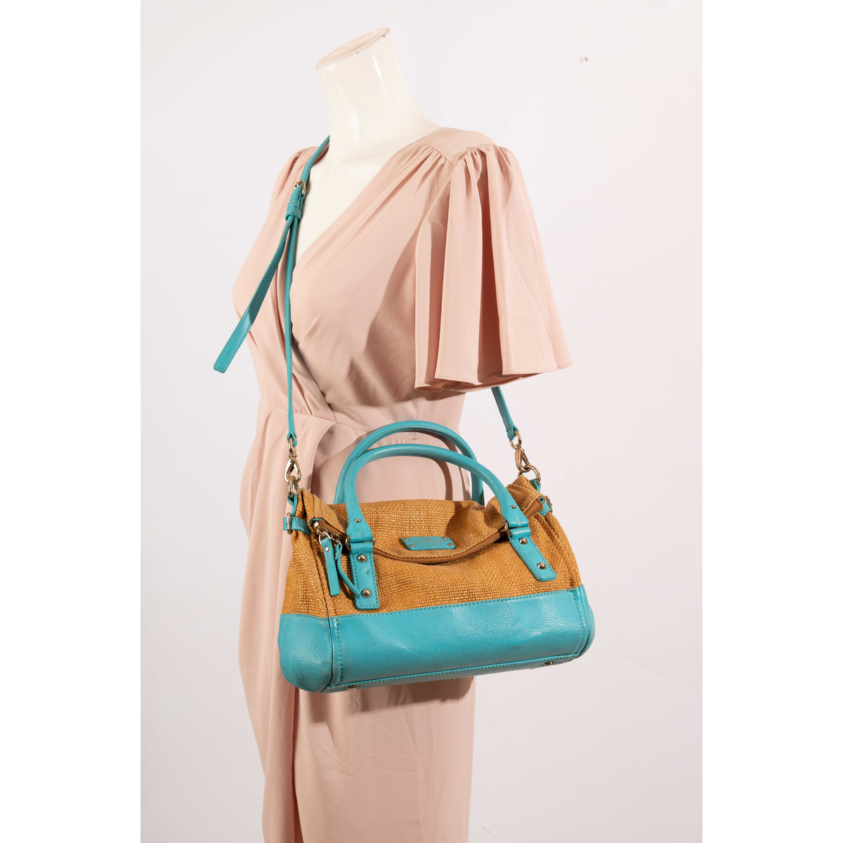 Kate Spade Straw Leslie Convertible Bag