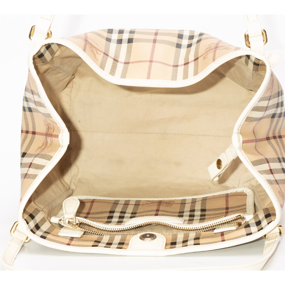 Burberry Haymarket Check Canvas Canterbury Tote