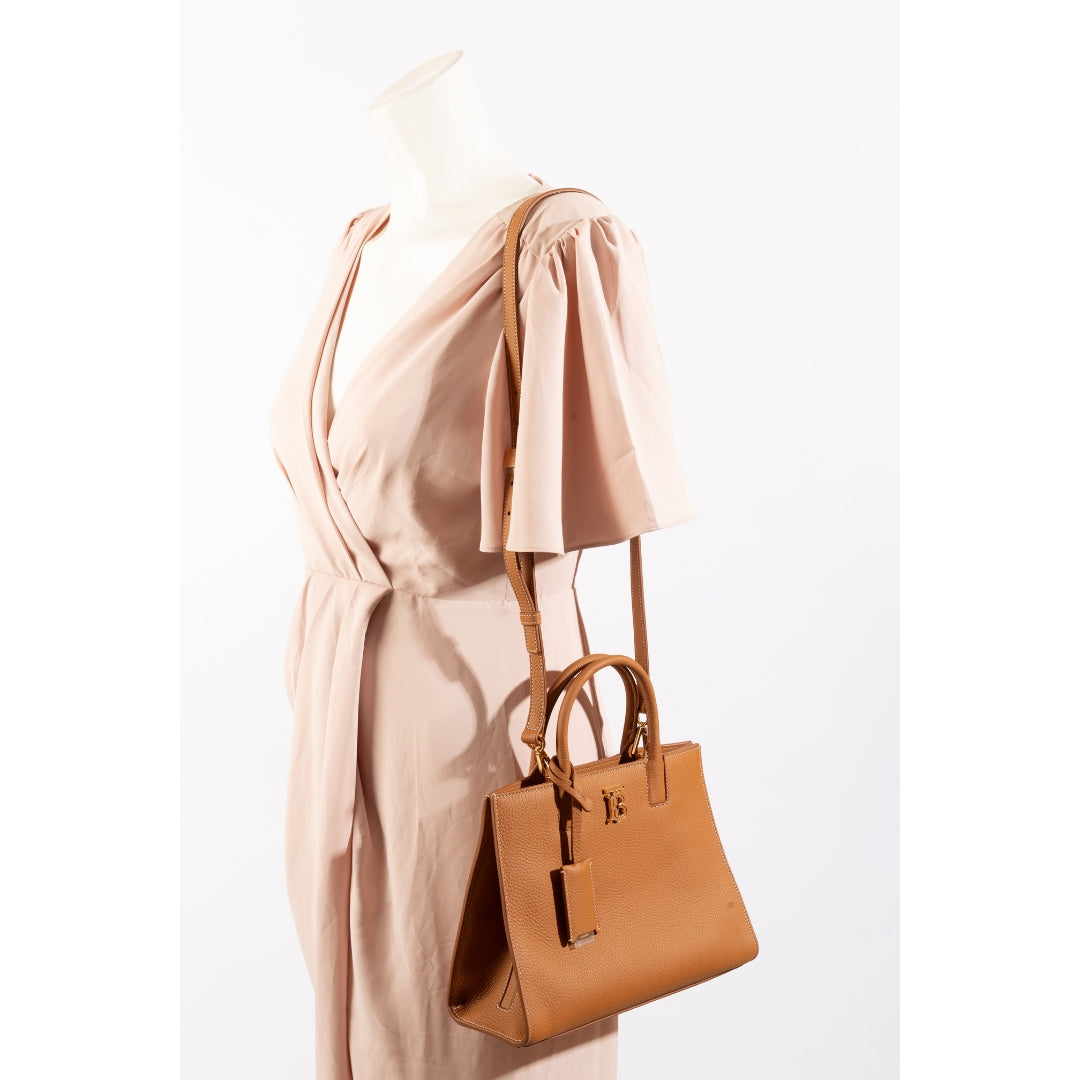 Burberry Tan Frances Convertible Tote