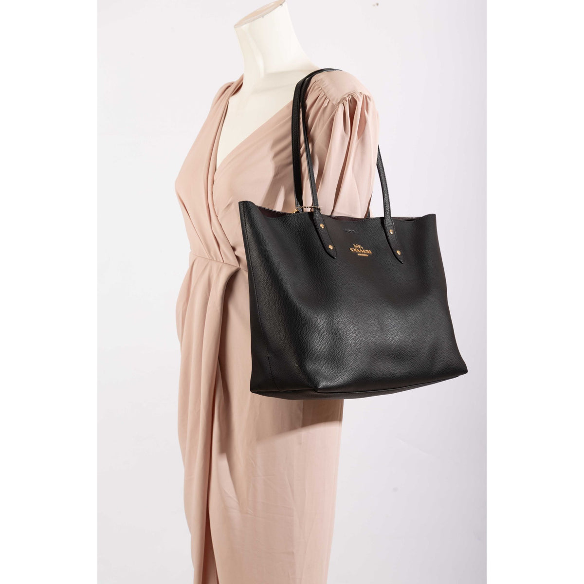 Coach Black Town Tote