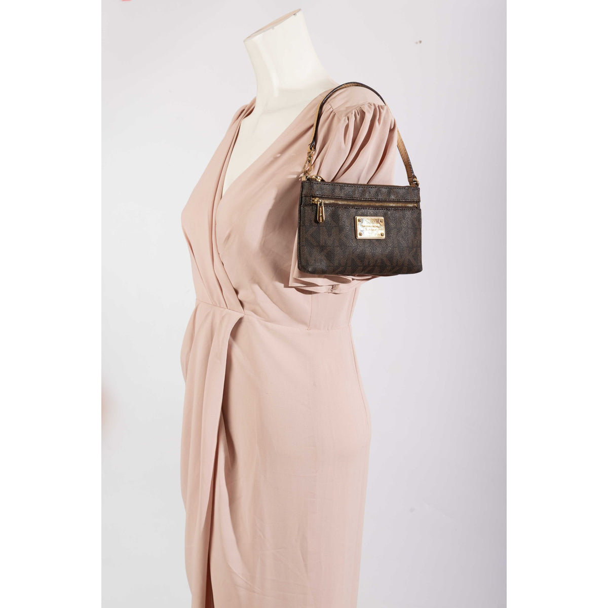 Michael Kors Jet Set Brown Wristlet