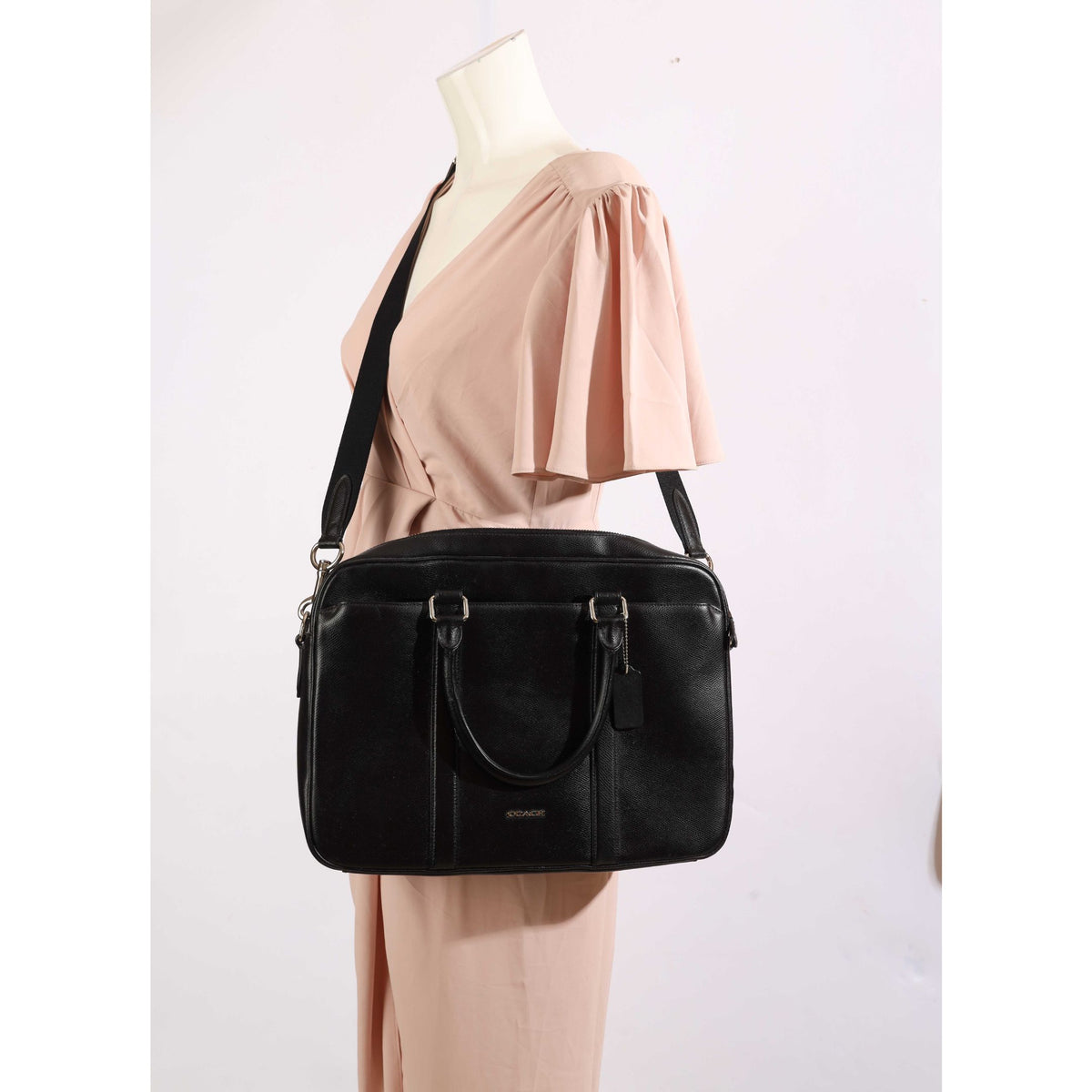 Coach Perry Slim Black Briefcase