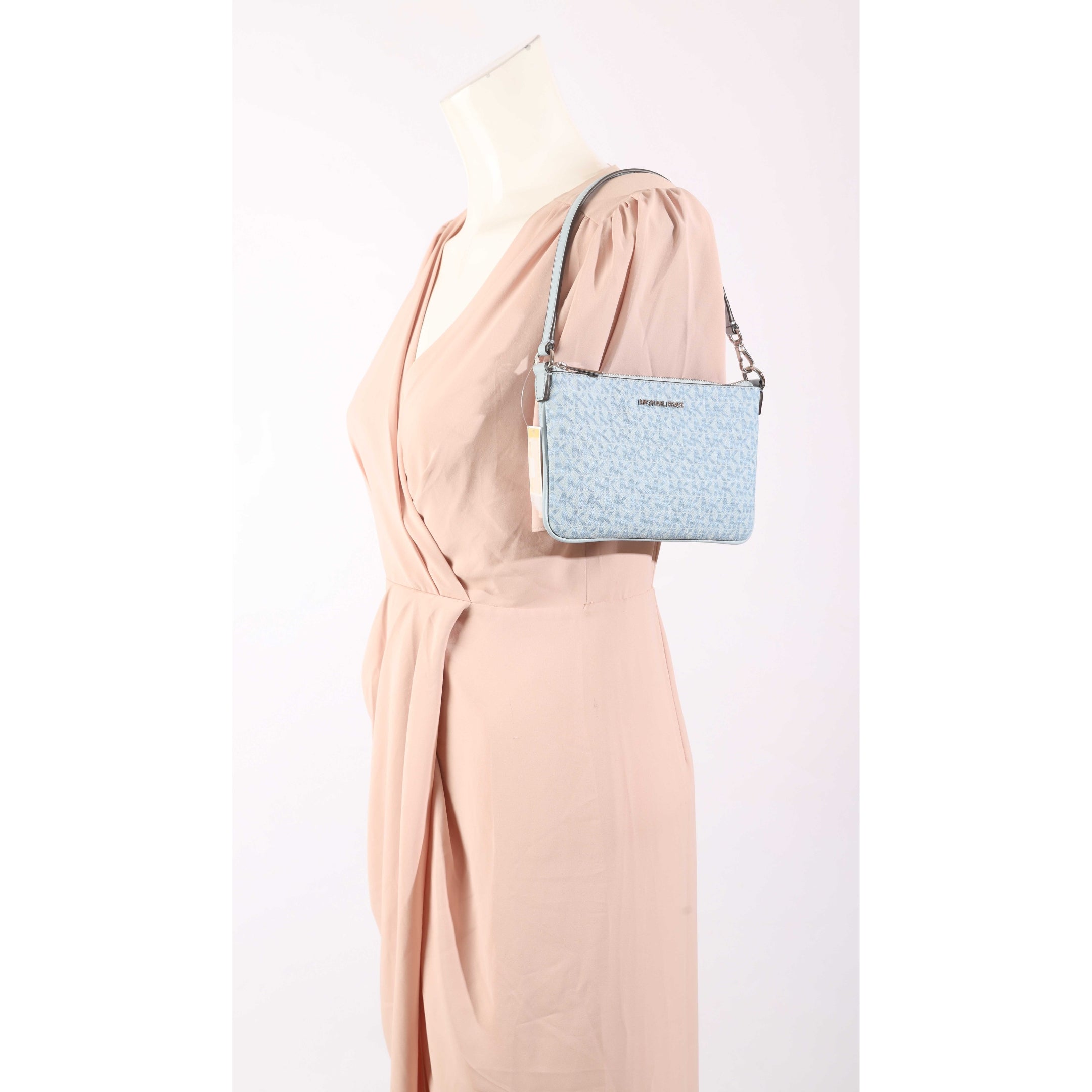 Michael Kors Jet Set Signature Logo Convertible wristlet