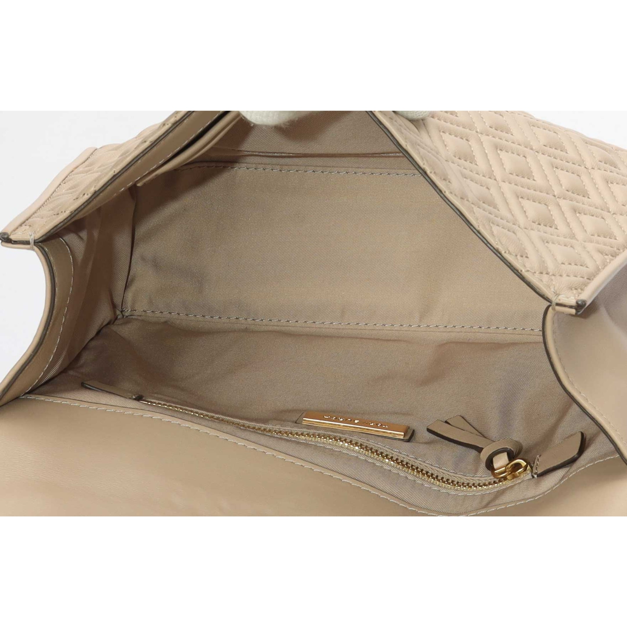 Tory Burch Beige Fleming Shoulder Bag