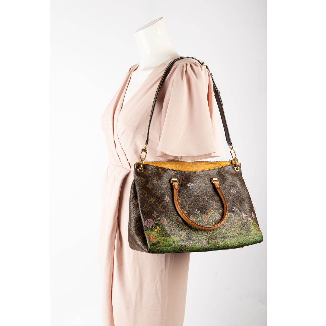 Louis Vuitton Brown Canvas Monogram Pallas MM Bag