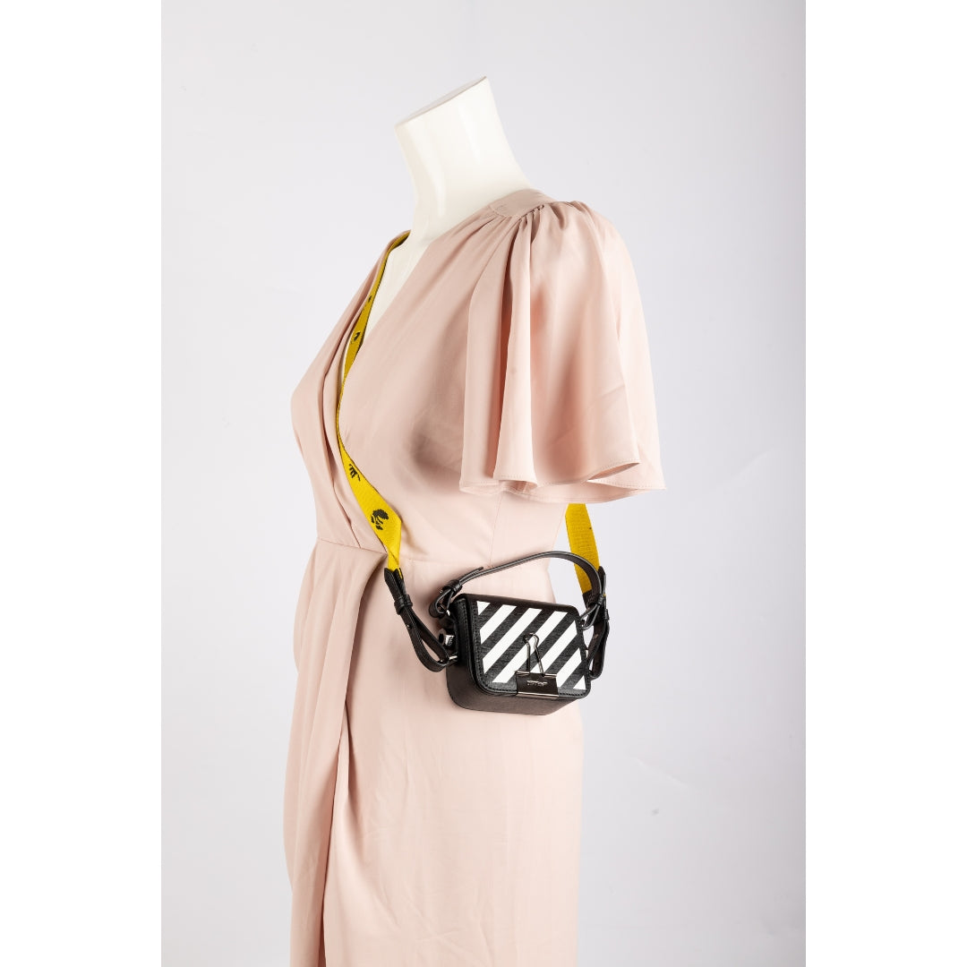 Off-White Diag Mini Binder Clip Crossbody Bag