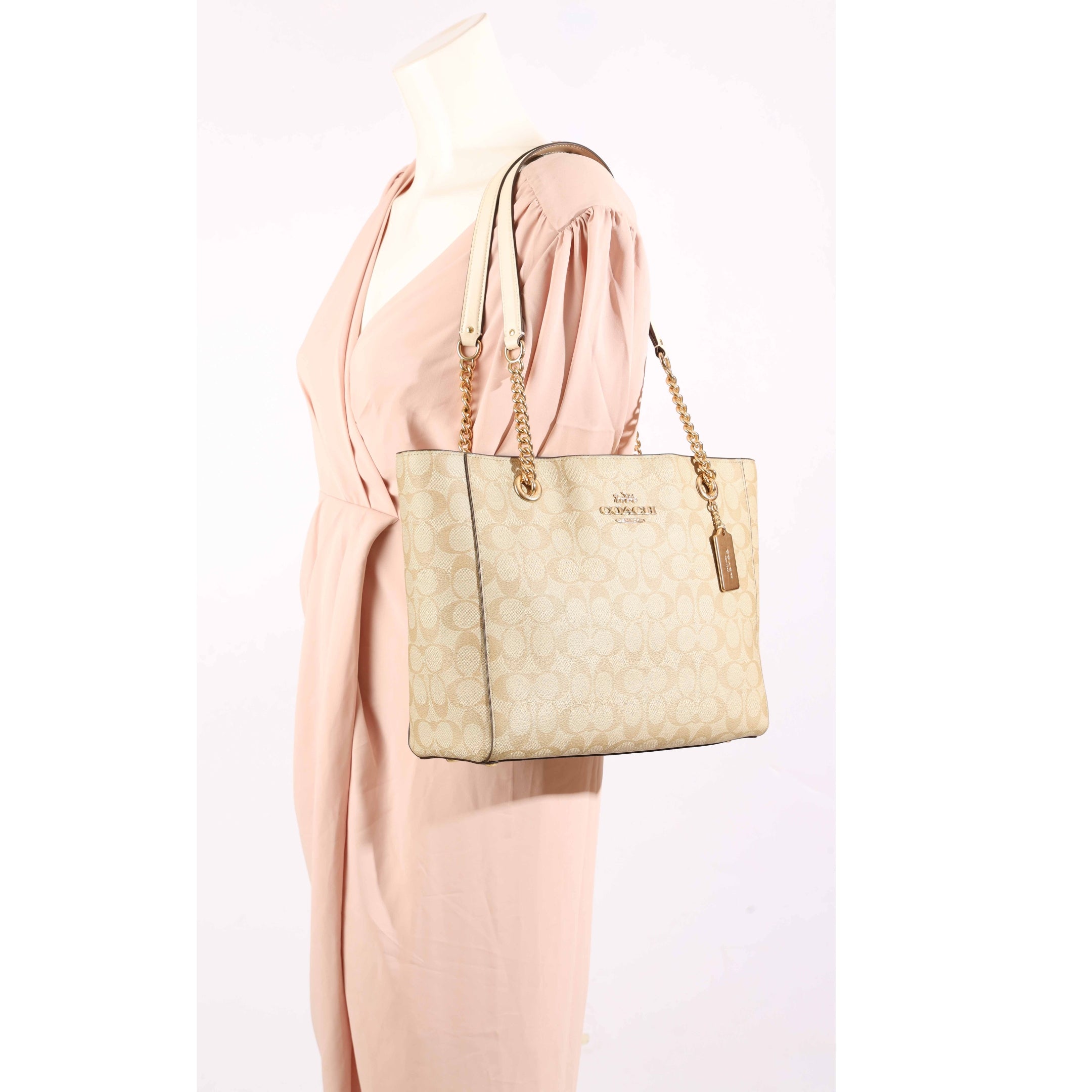 Coach Marlie Tote In Signature Canvas