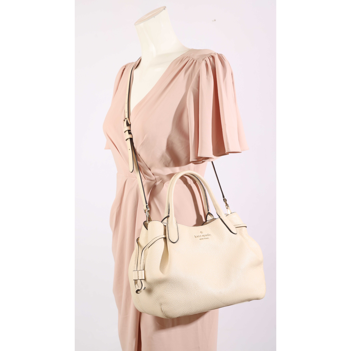 Kate Spade Parchment Dumpling Satchel