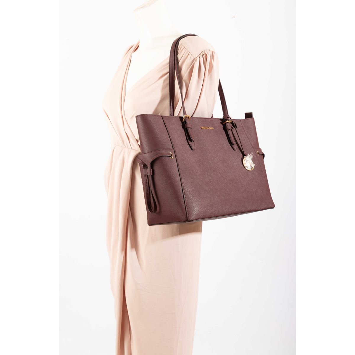 Michael Kors Gilly Burgundy Tote