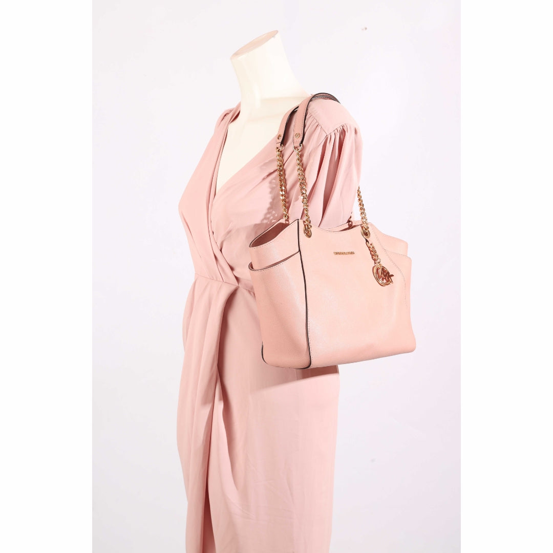 Michael Kors Jet Set Large Pink Shoulder Bag