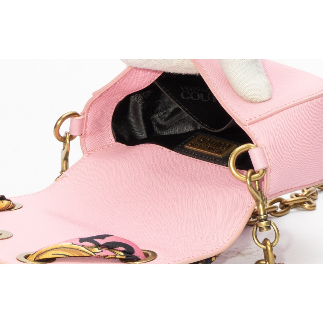 Versace Jeans Couture Pink Chain Crossbody Bag