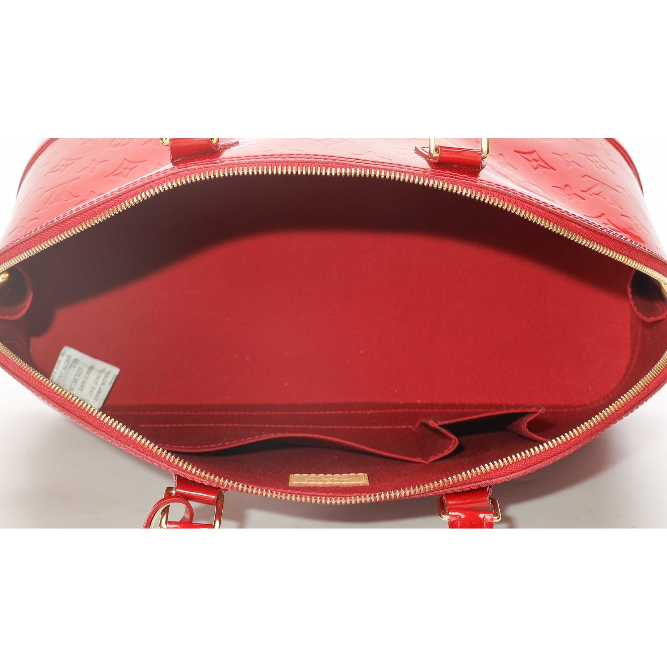 Louis Vuitton Monogram Vernis Alma Satchel
