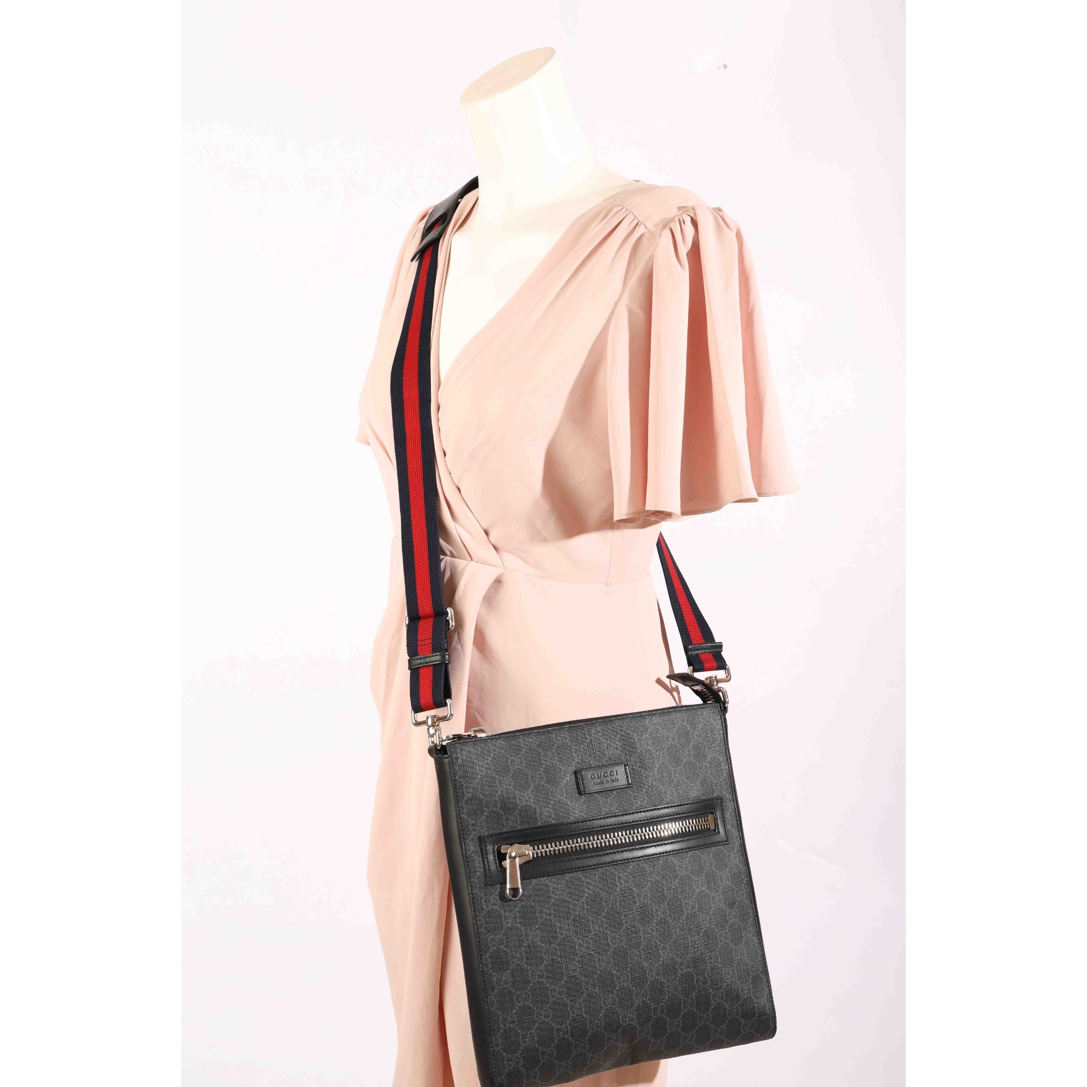 Gucci GG Black Messenger Bag