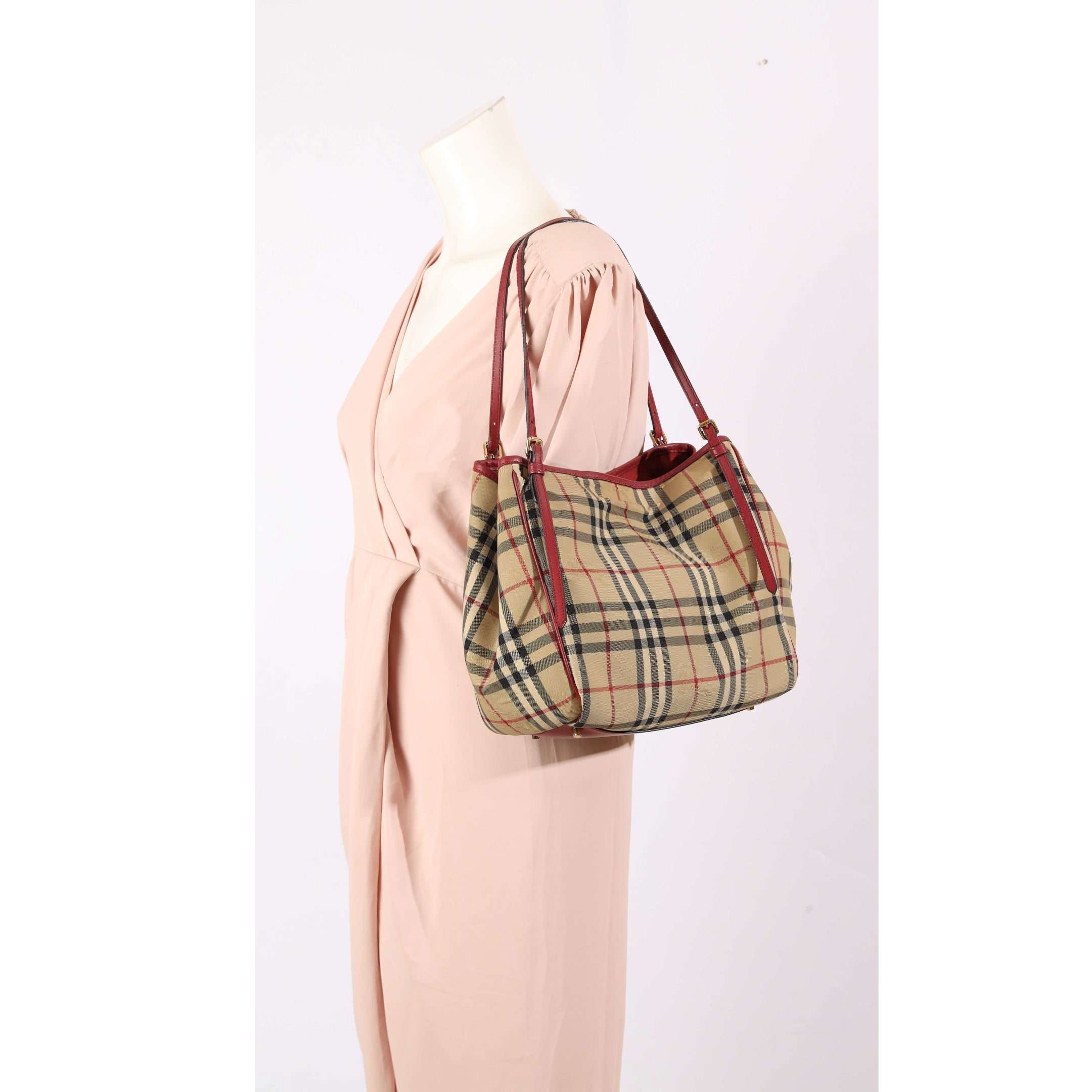 Burberry Haymarket Check Canterbury Tote