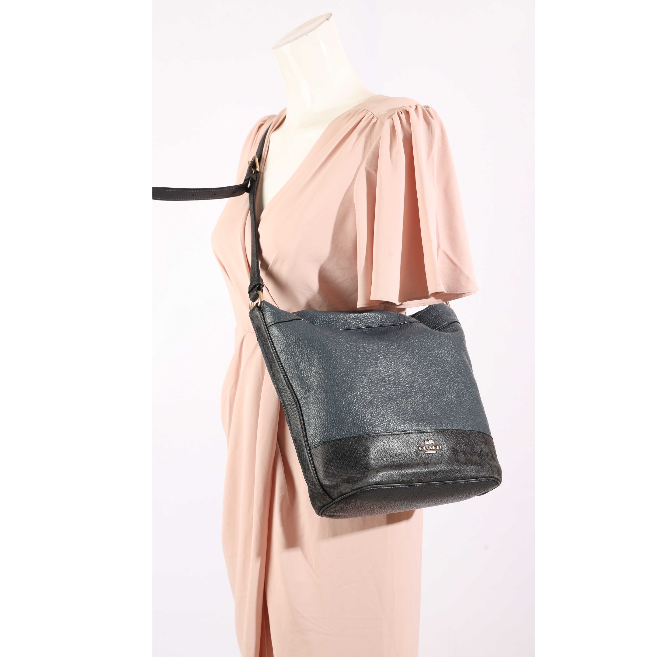 Coach Navy Jude Duffle Bag