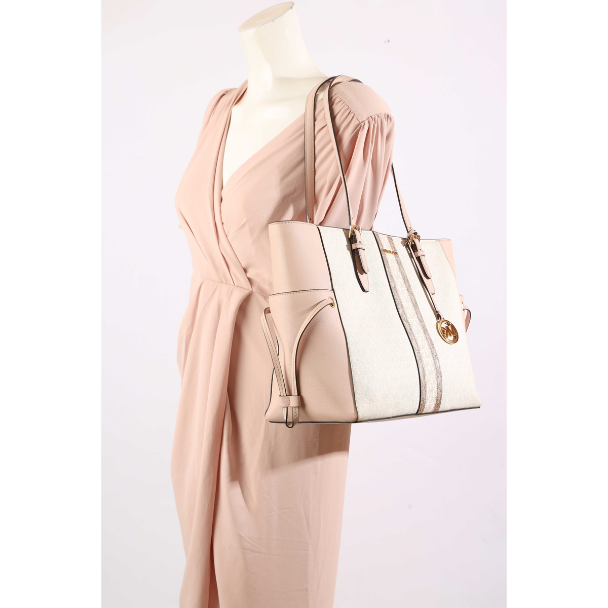 Michael Kors Gilly Logo Pink Tote