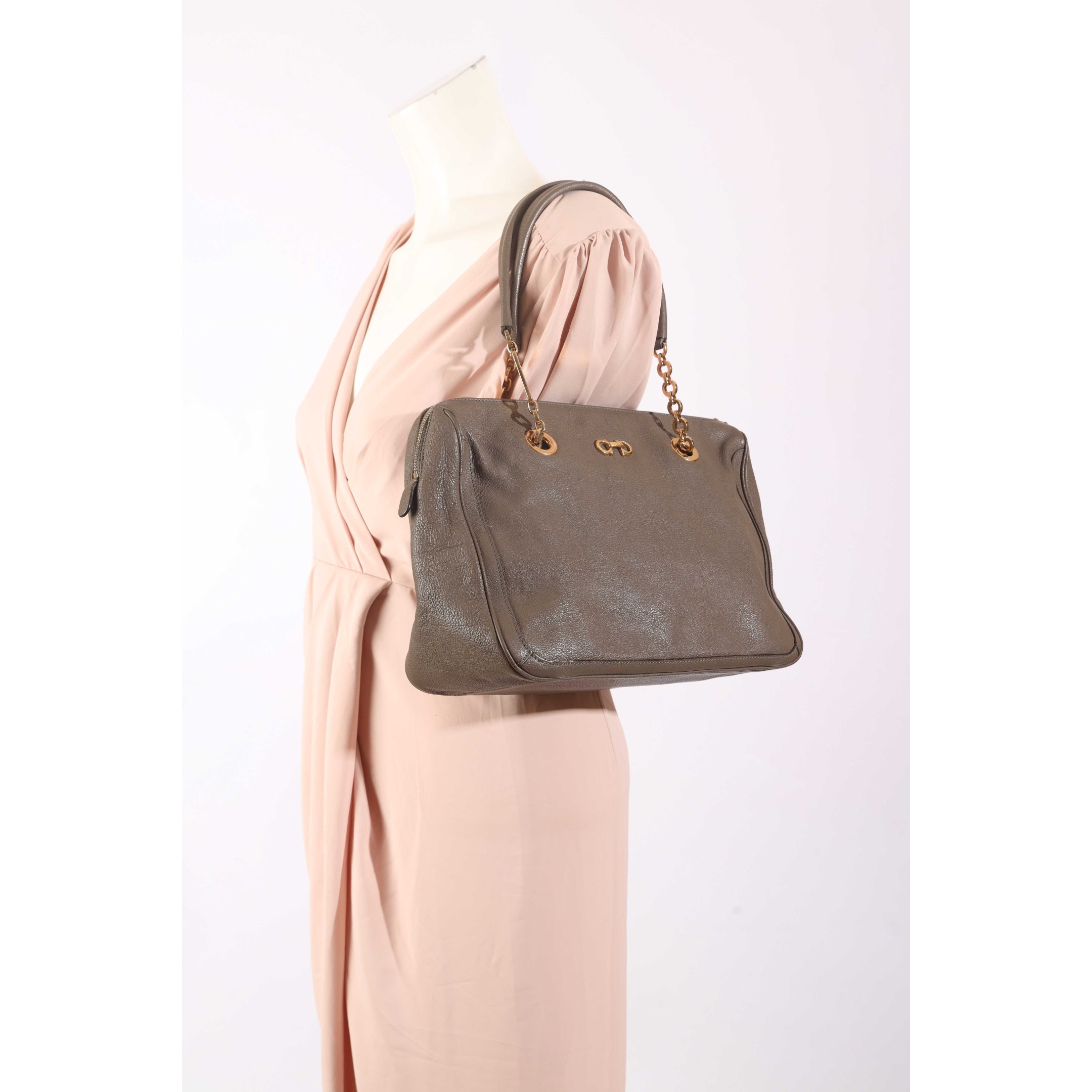 Salvatore Ferragamo Gancio Shoulder Bag